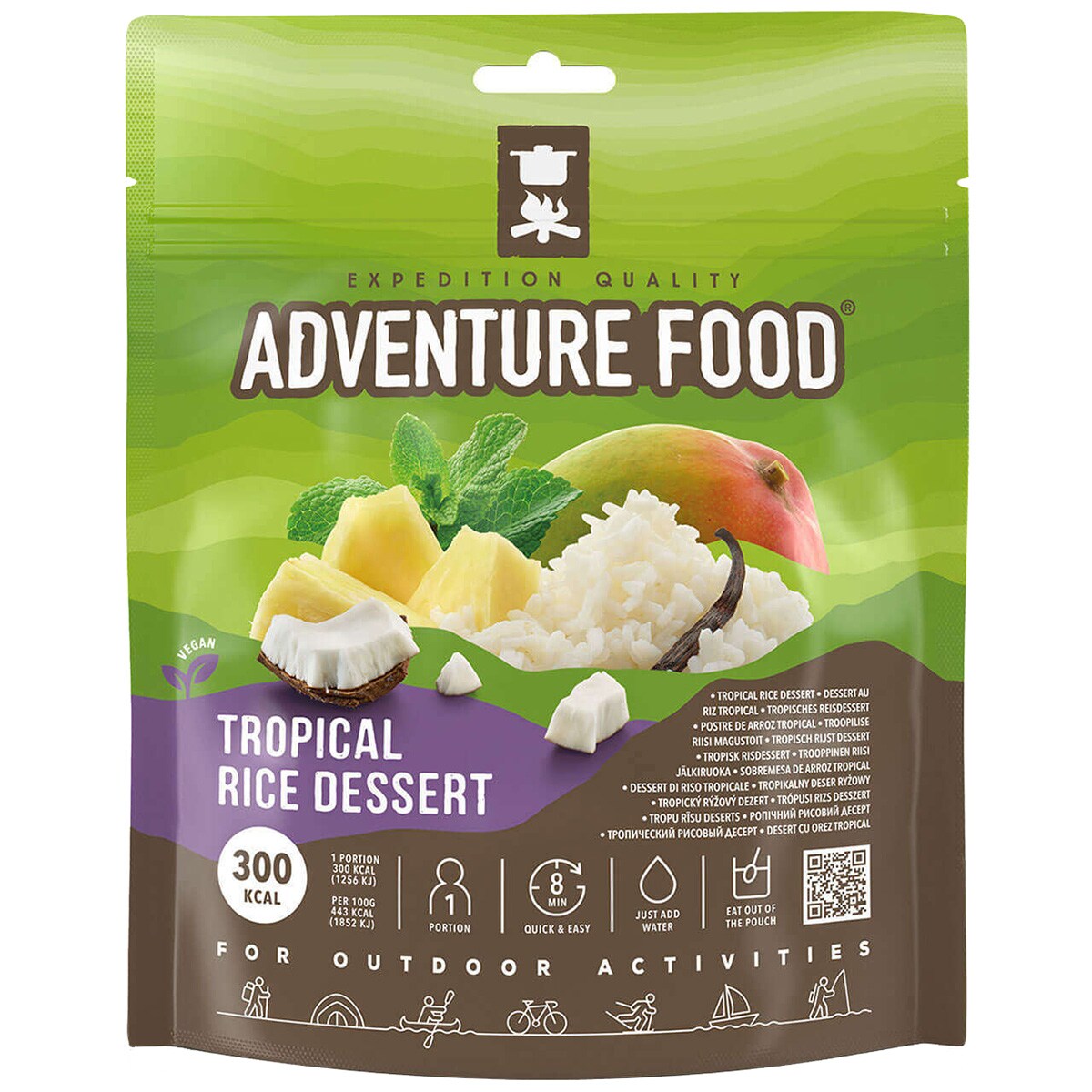 Adventure Food Freeze-Dried Food Tropical Dessert with Rice 67 g/300 kcal - 3 pcs.