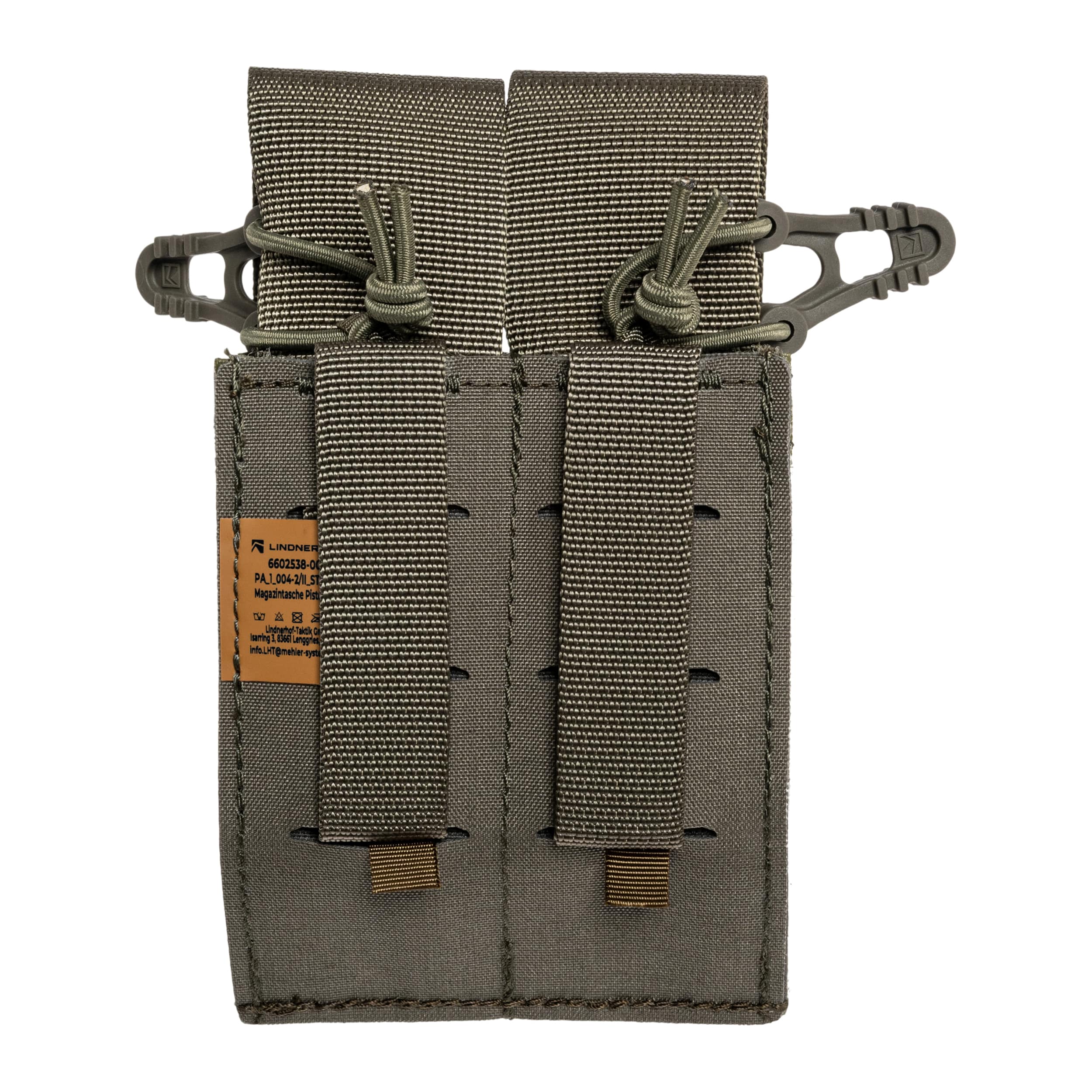 Lindnerhof Double pouch for PA004 small magazines - Stone Grey