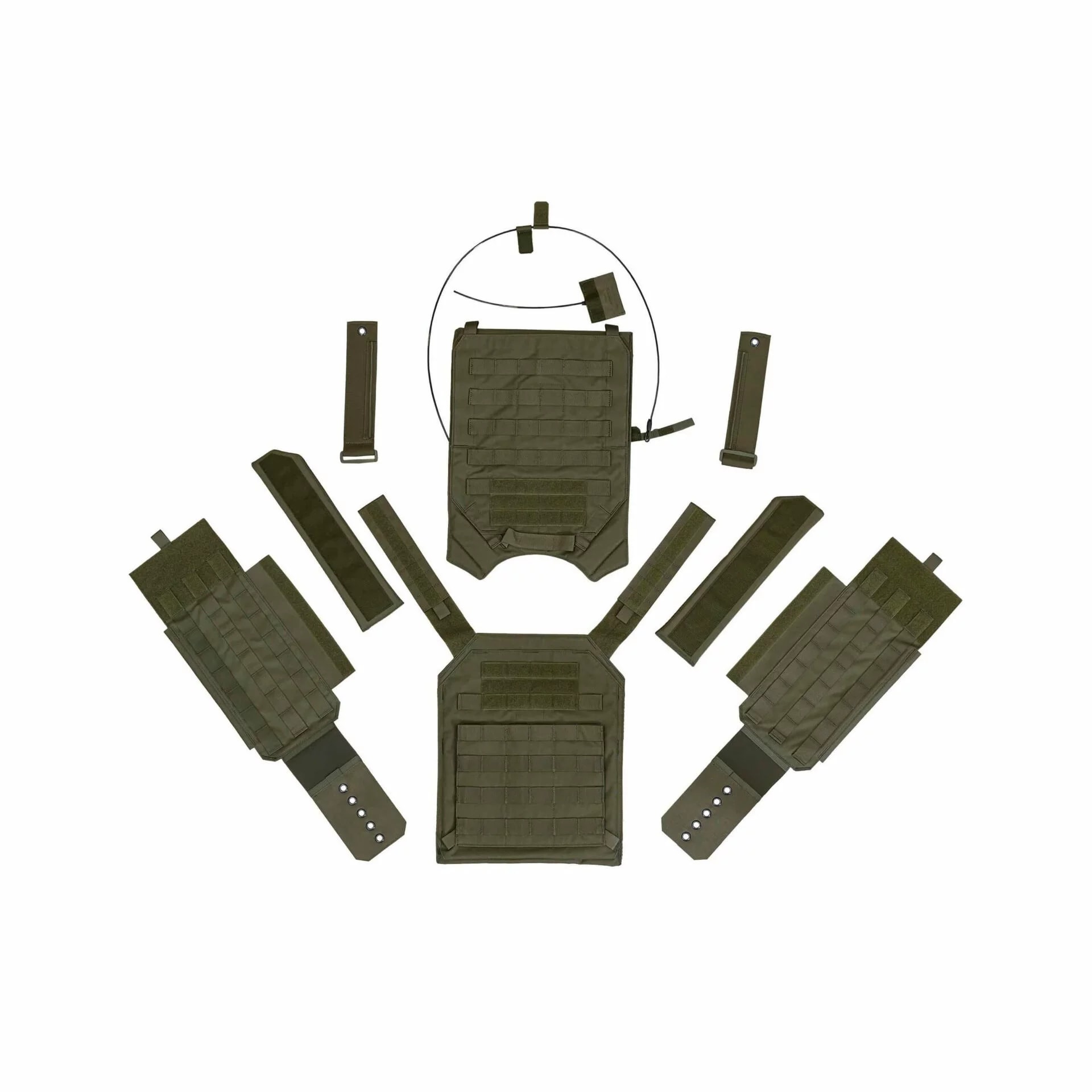 Lindnerhof Quick Releasable Plate Carrier LT025/V A1 Tactical Vest - Stone Grey