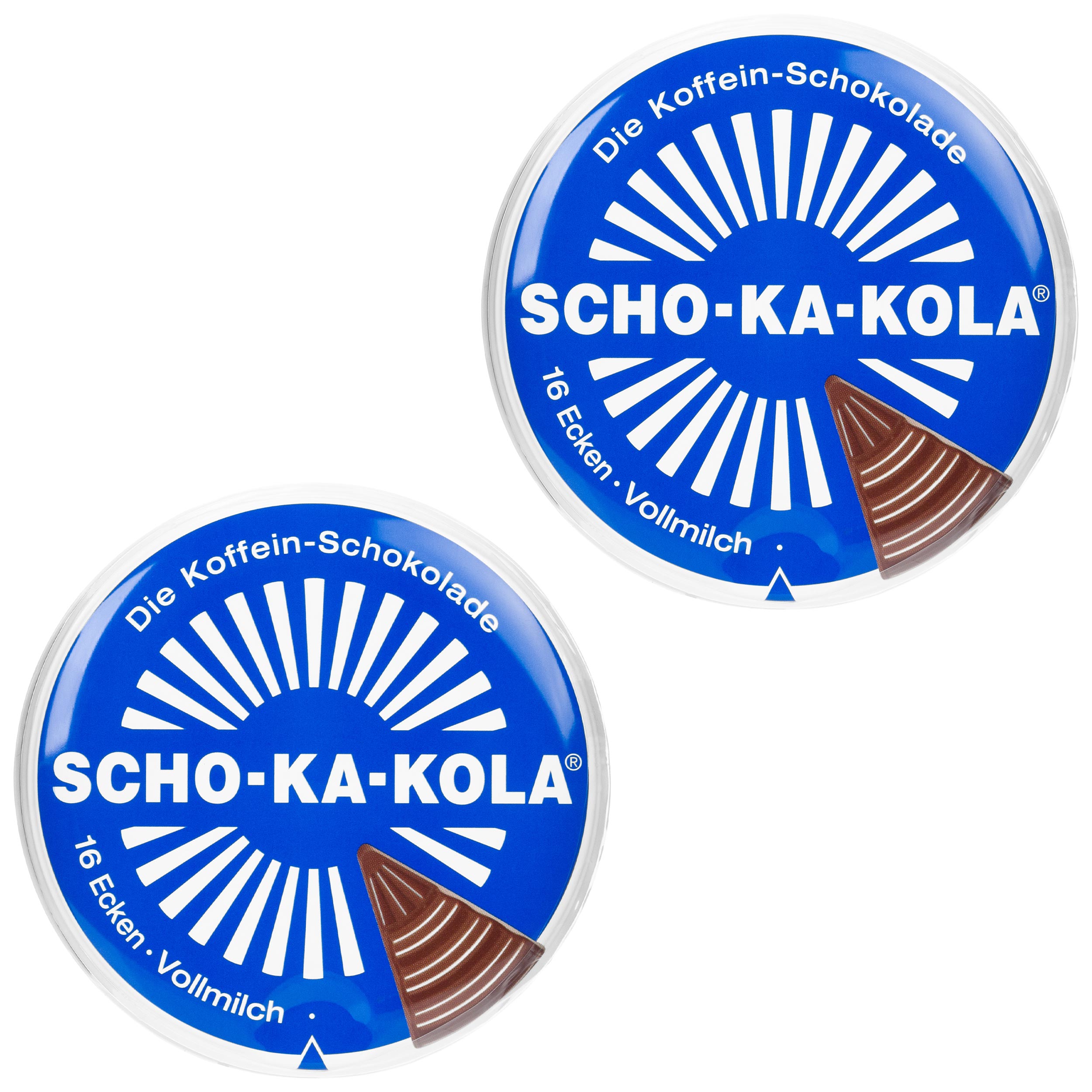 Scho-Ka-Kola Milk Chocolate with caffeine - 2 pcs.