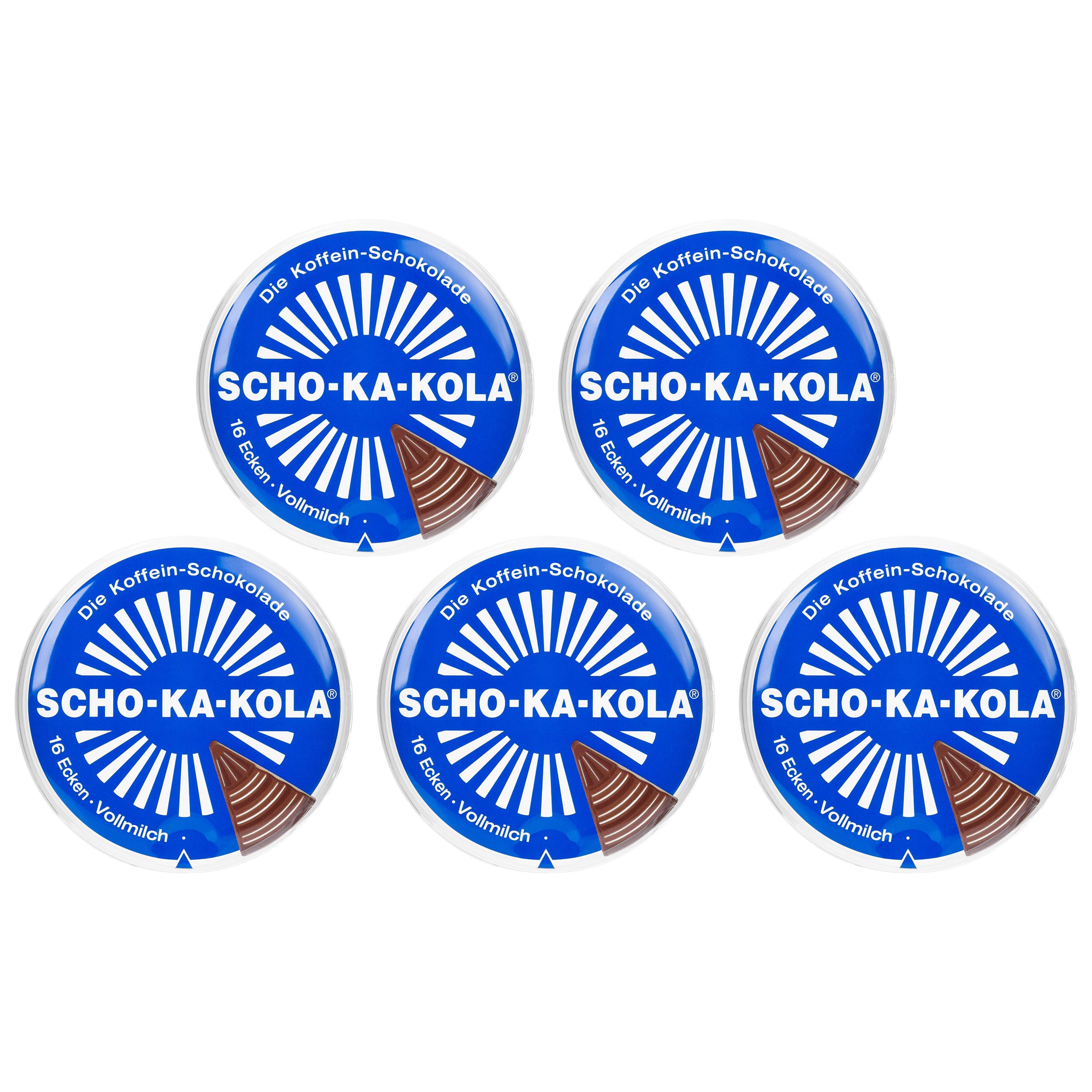 Scho-Ka-Kola Milk Chocolate with caffeine - 5 pcs.