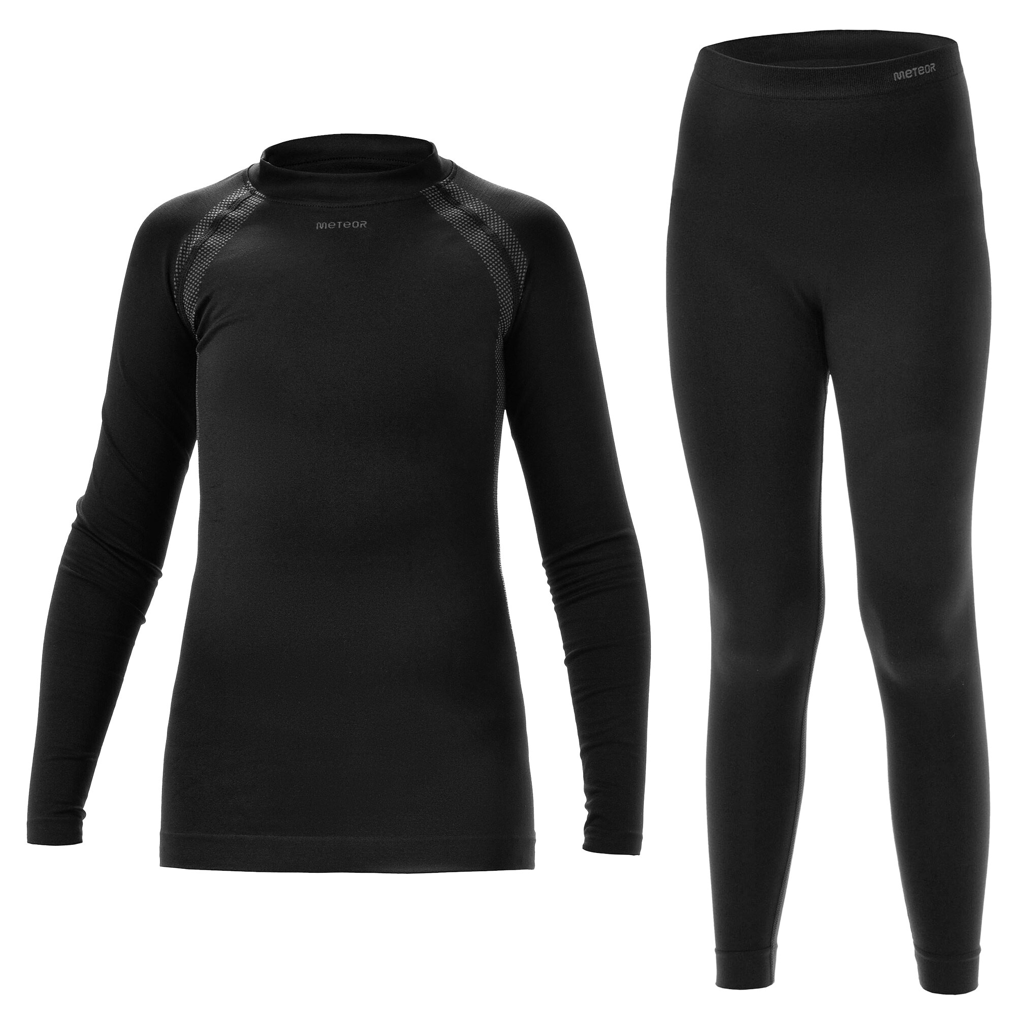 Meteor Kids Children's Thermal Underwear - Black