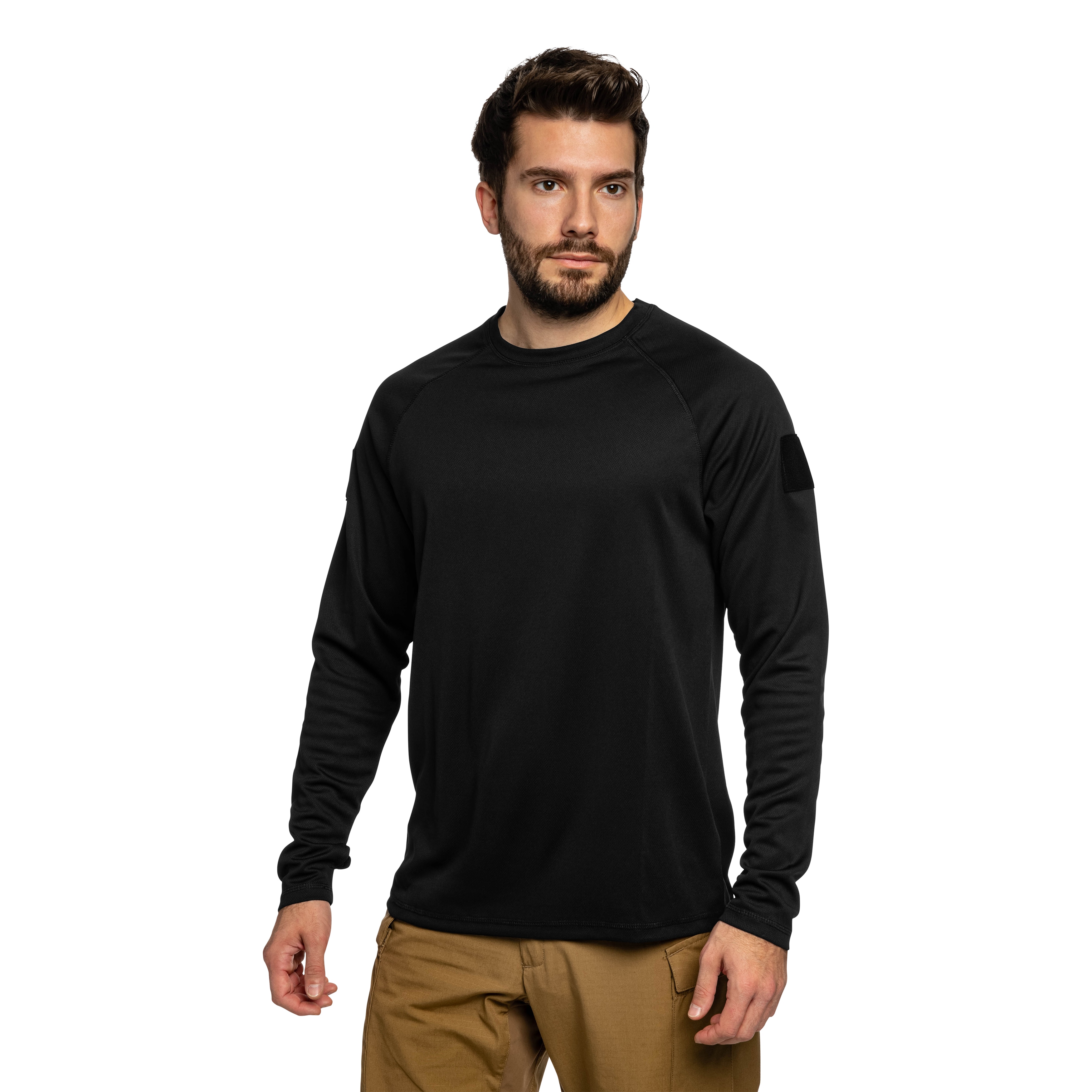 Brandit QuickDry Long Sleeve Shirt - Black