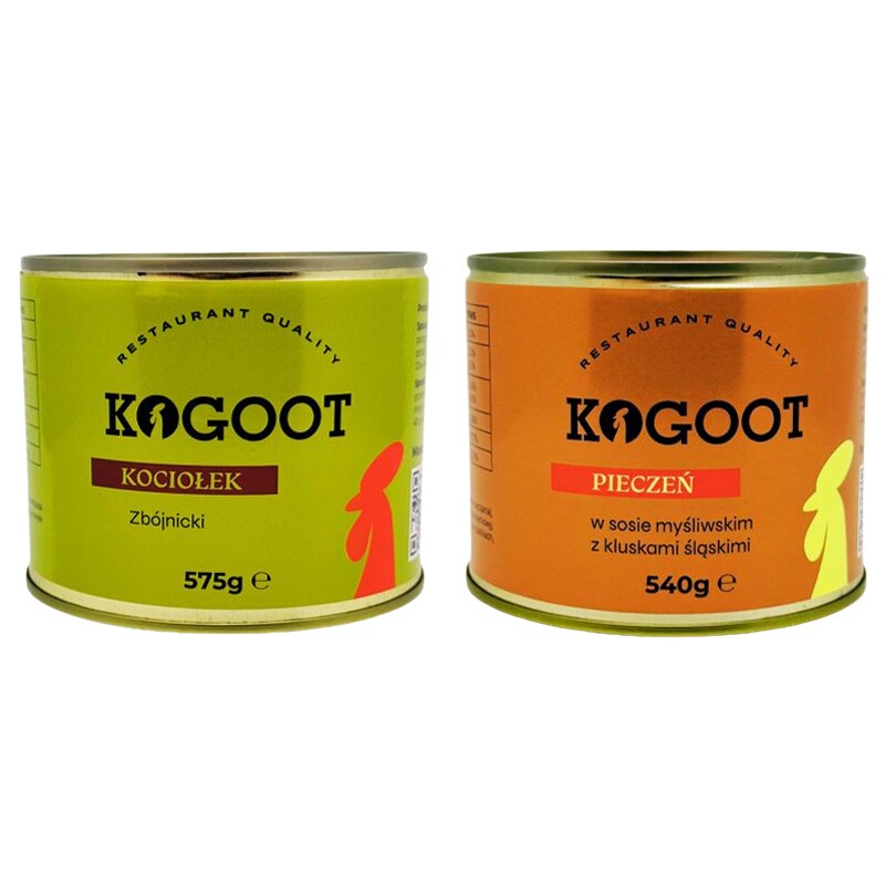 Kogoot Canned Food - Stew 575 g, Roast 540 g
