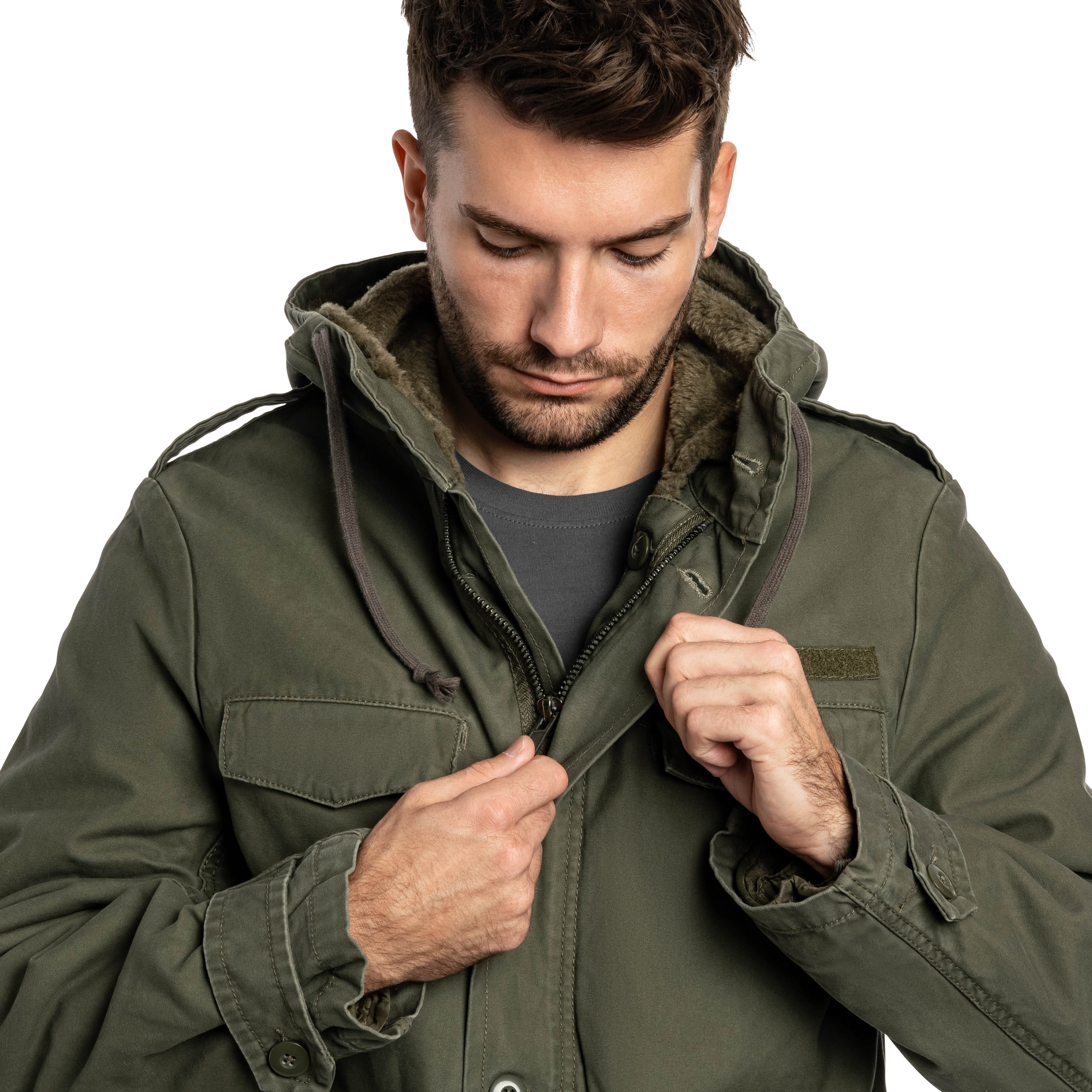 Brandit BW Parka Heavy Jacket - Olive