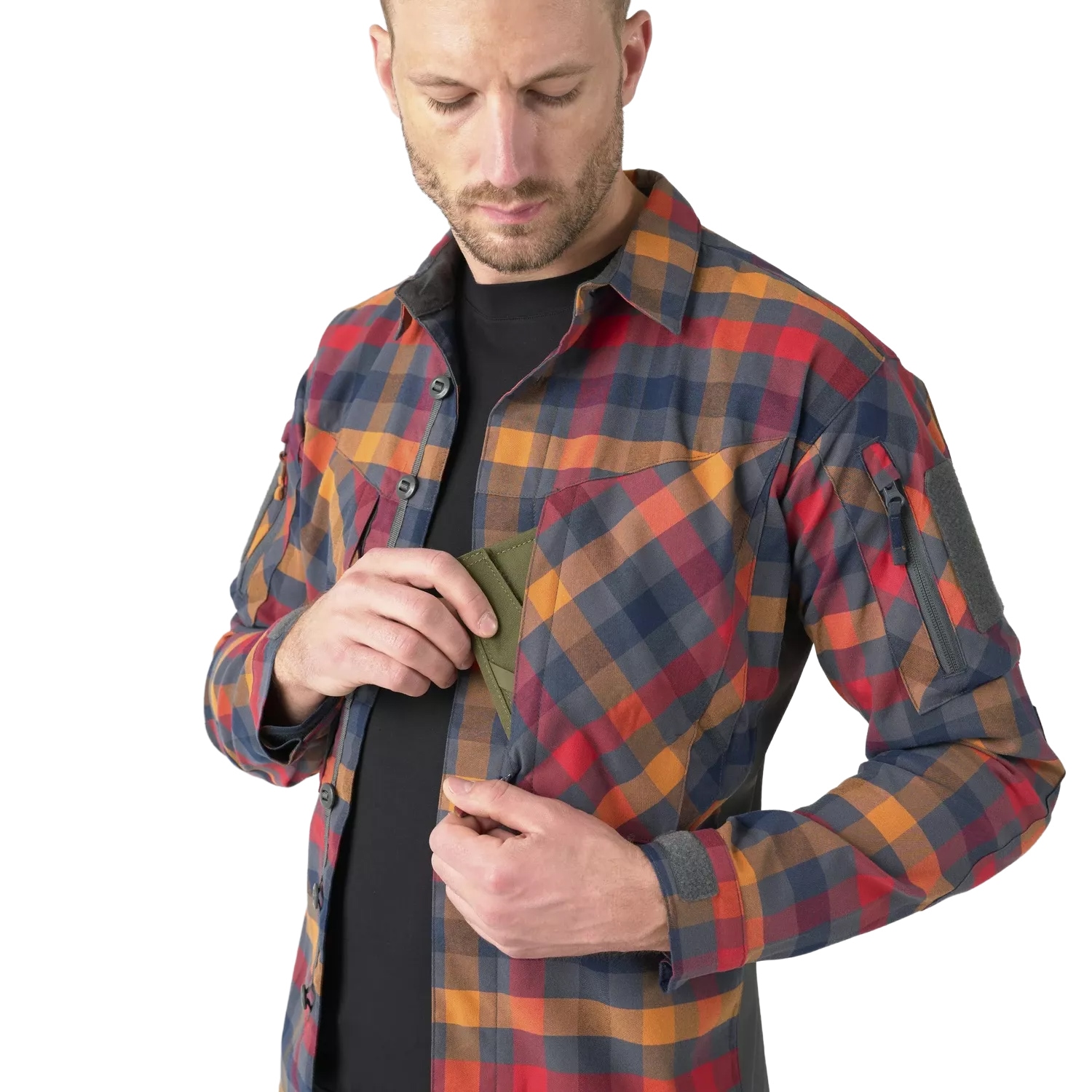 Helikon MBDU Nylon Sorona Blend Shirt - Dark Autumn Checkered