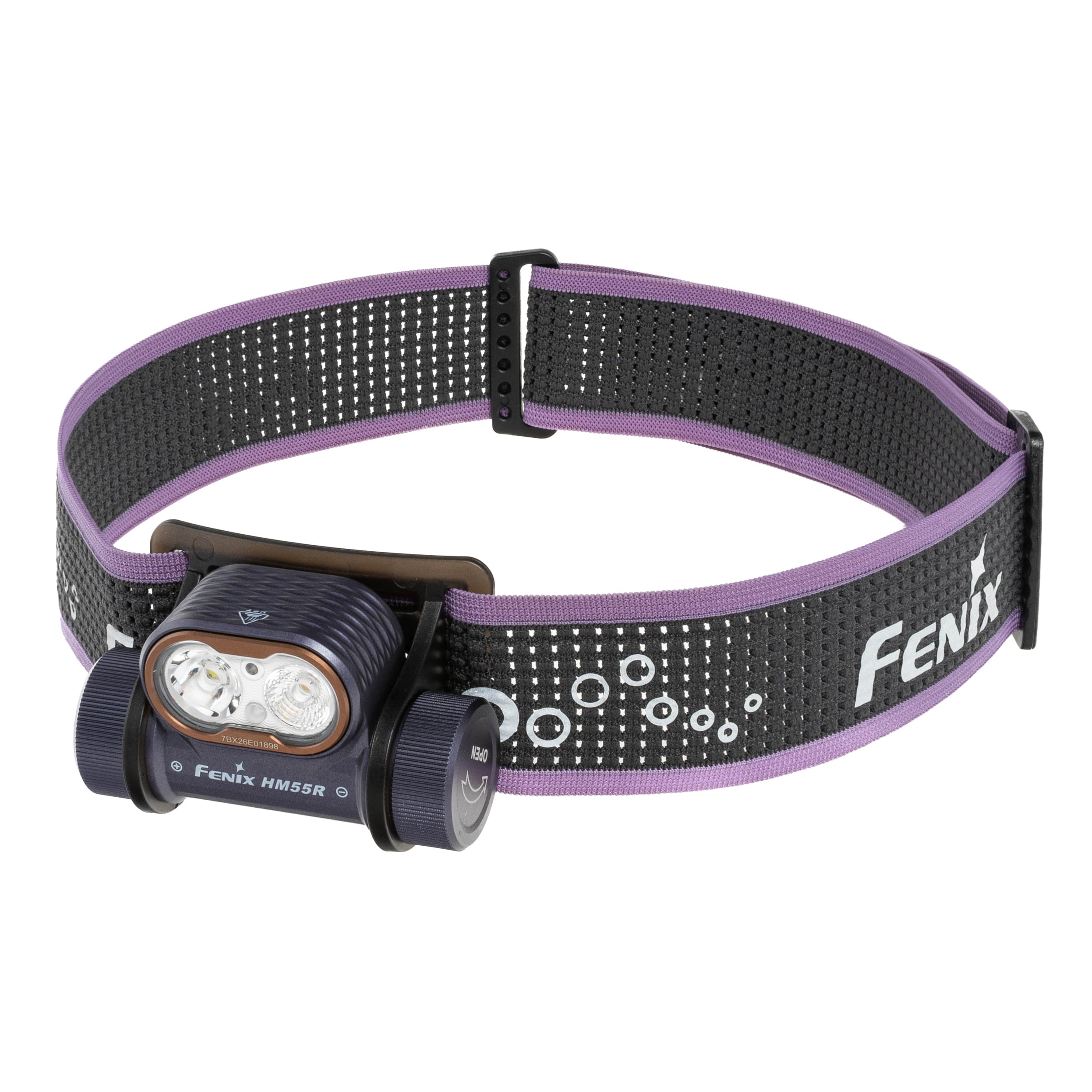 Fenix HM55R Headlamp Dark Purple - 1200 lumens
