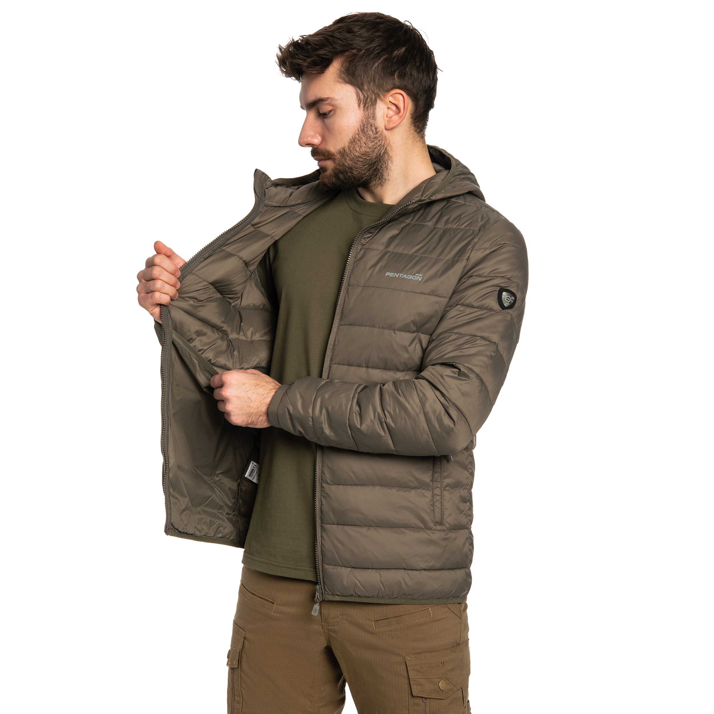 Pentagon Aurora 2.0 Puffer Hooded Jacket - RAL7013