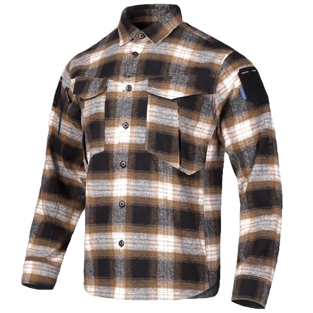 Emerson Gear Blue Label Longicorn Shirt - Orange/Grey