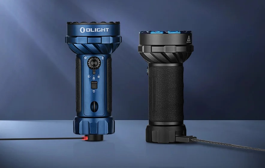 Olight Marauder Mini 2 Rechargeable Torch Midnight Blue - 10000 lumens, 750 m range