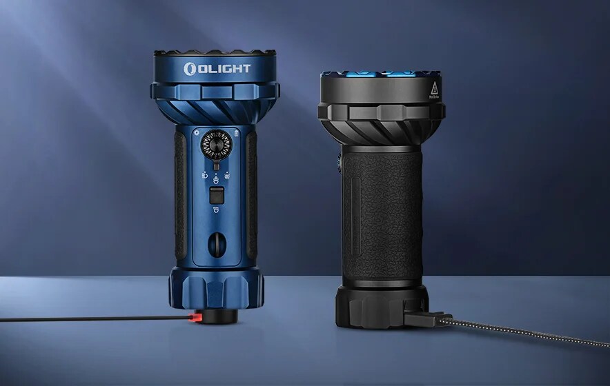 Olight Marauder Mini 2 Rechargeable Torch Midnight Blue - 10000 lumens, 750 m range