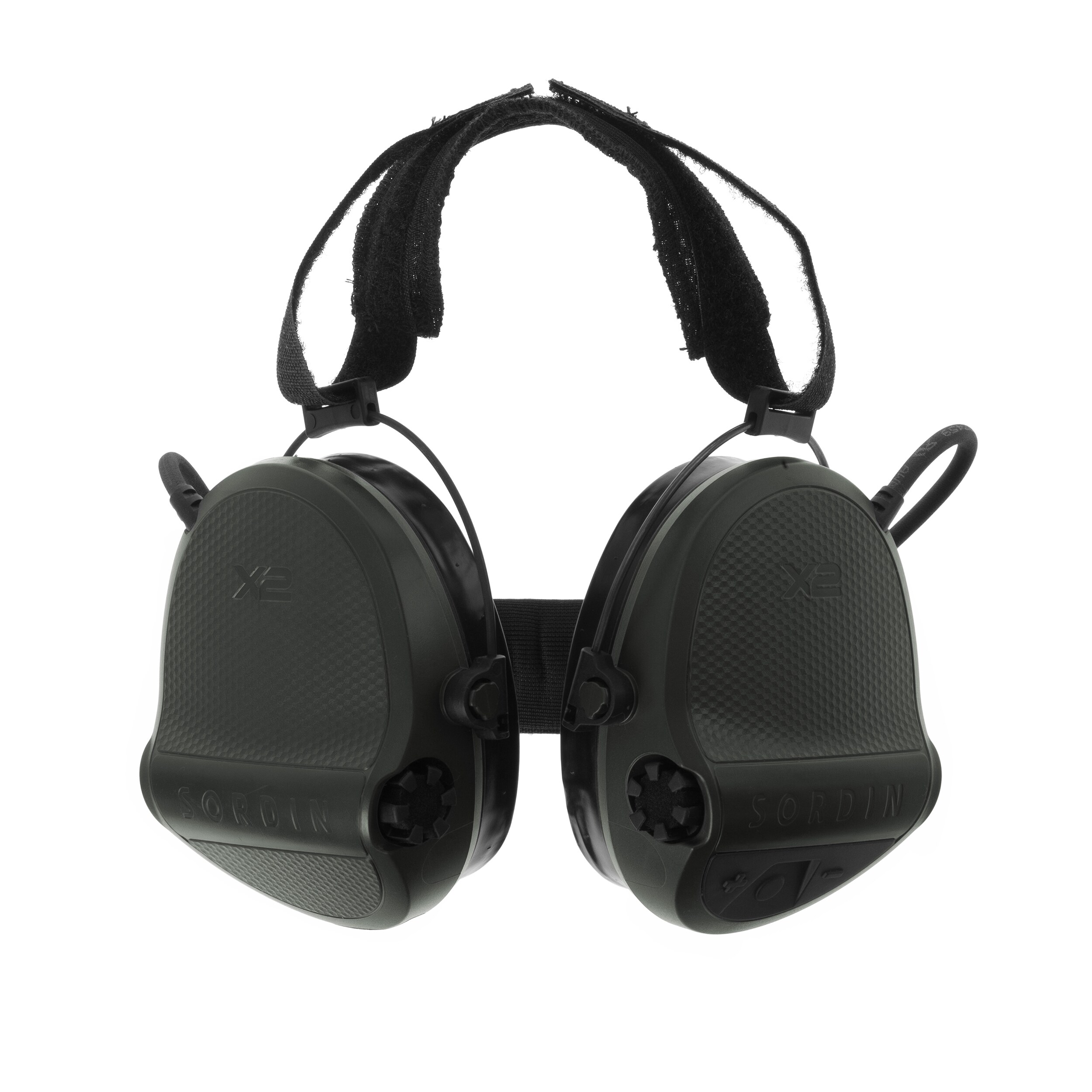 Sordin Supreme X2 Gel Neckband Active Hearing Protectors - Green