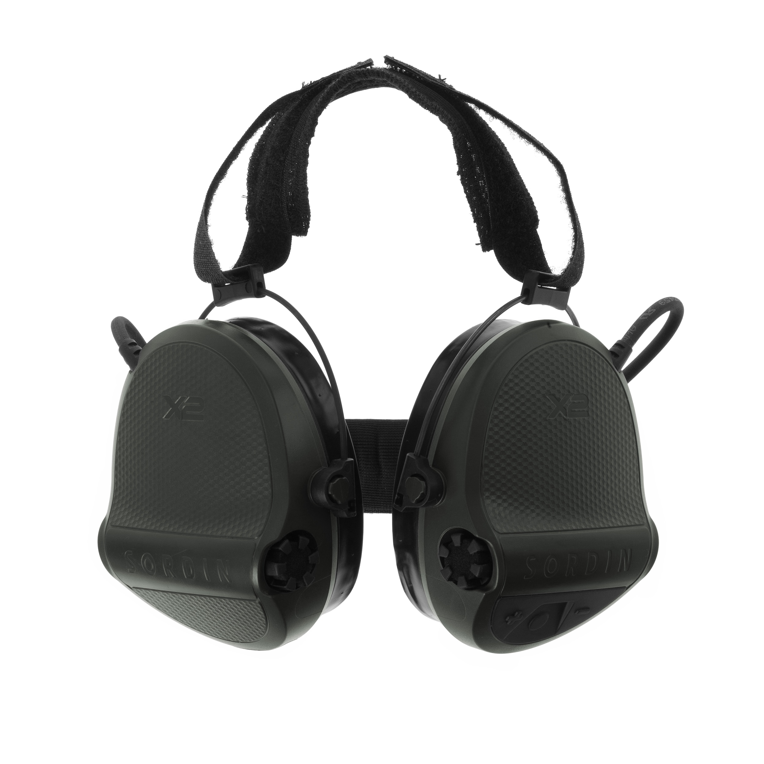 Sordin Supreme X2 Gel Neckband Active Hearing Protectors - Green