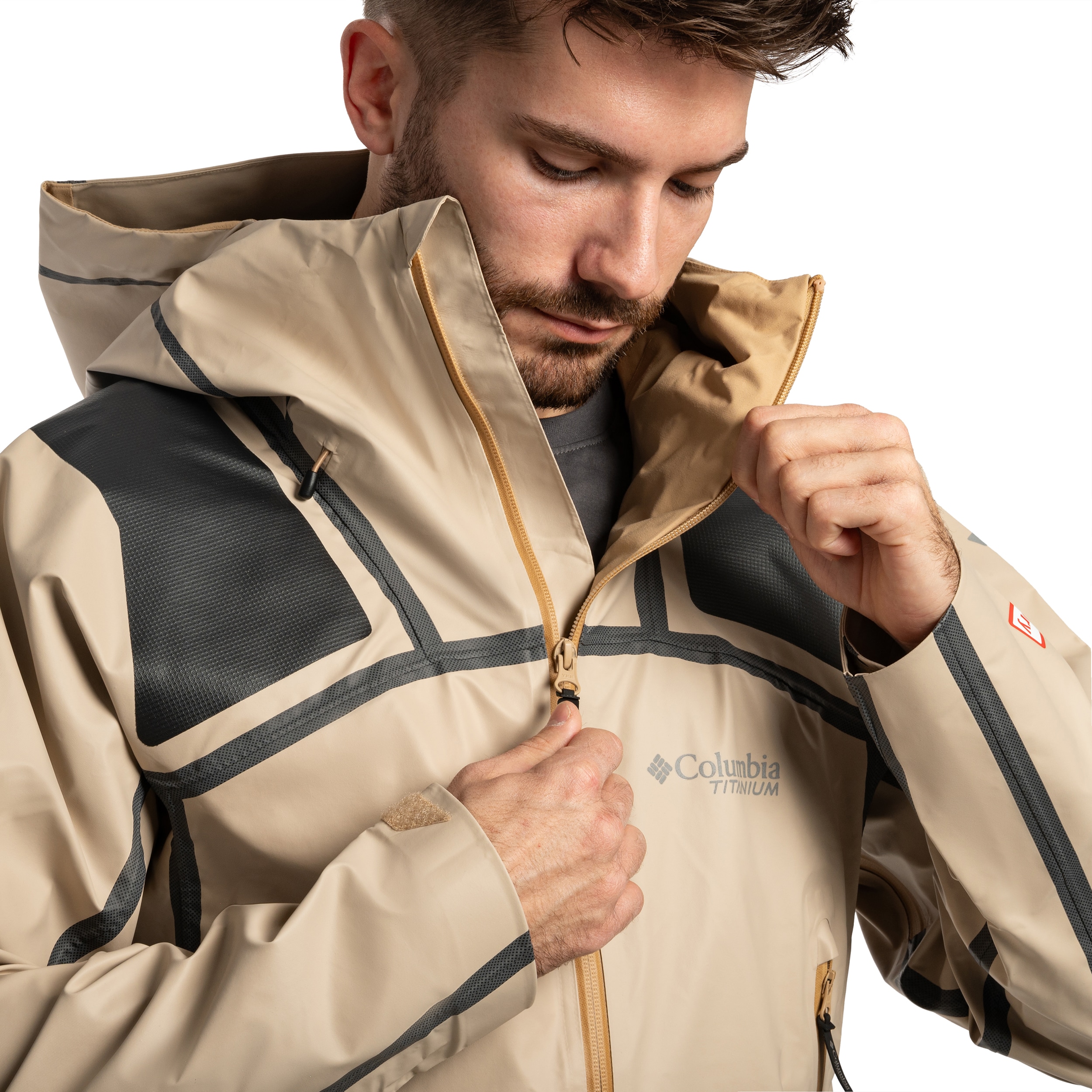 Columbia Whistler Peak Shell Titanium Jacket - Canoe