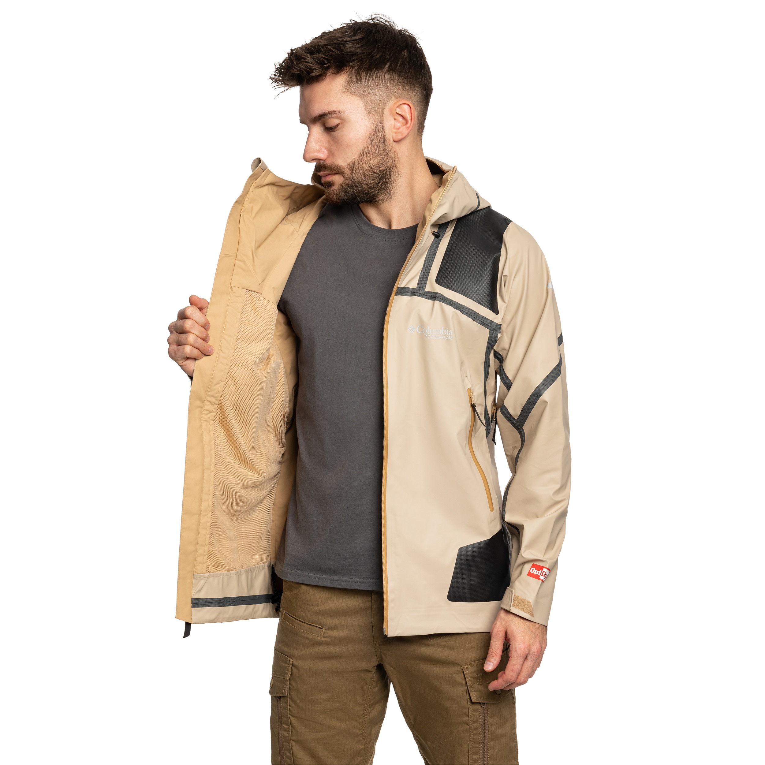 Columbia Whistler Peak Shell Titanium Jacket - Canoe