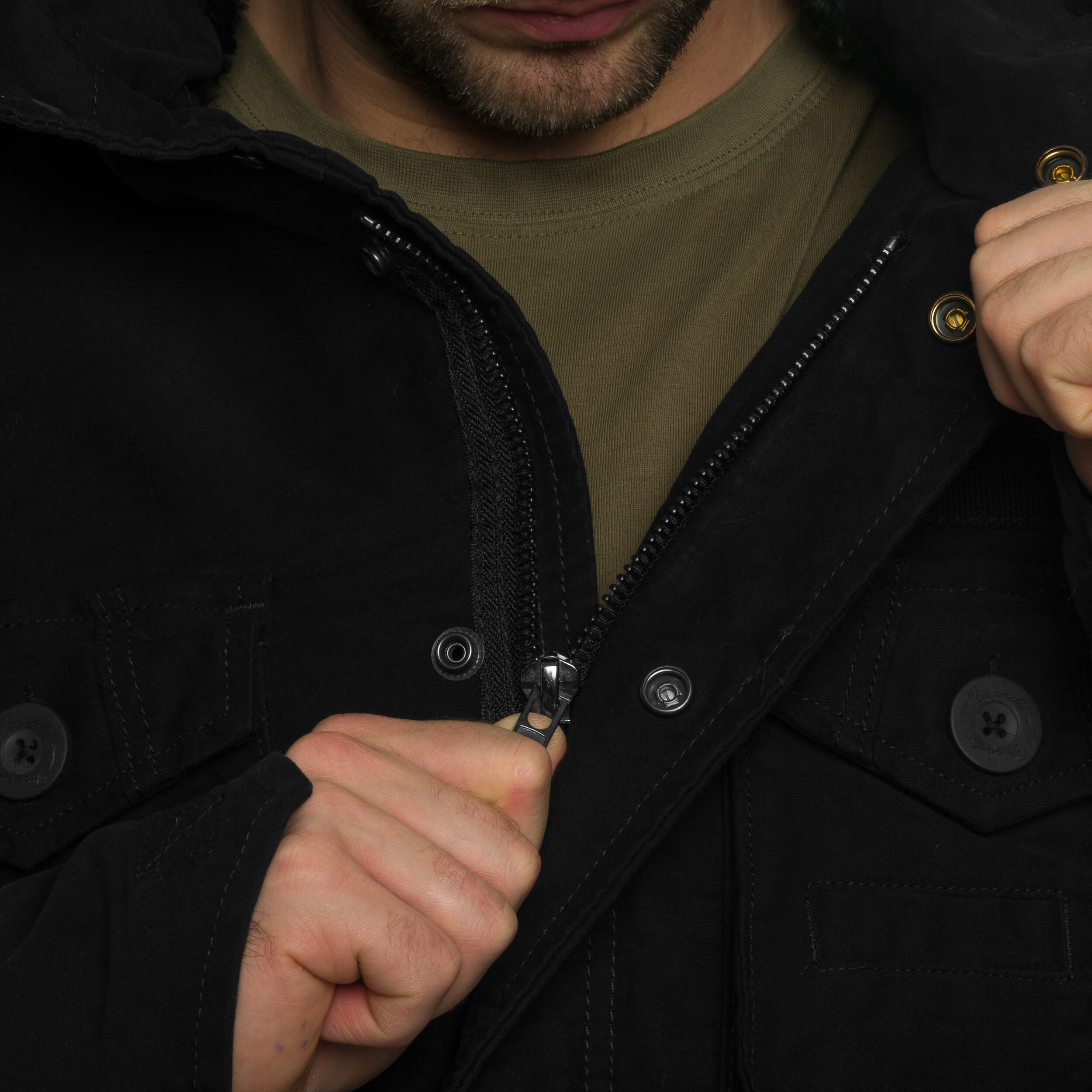 Brandit Respite Jacket - Black