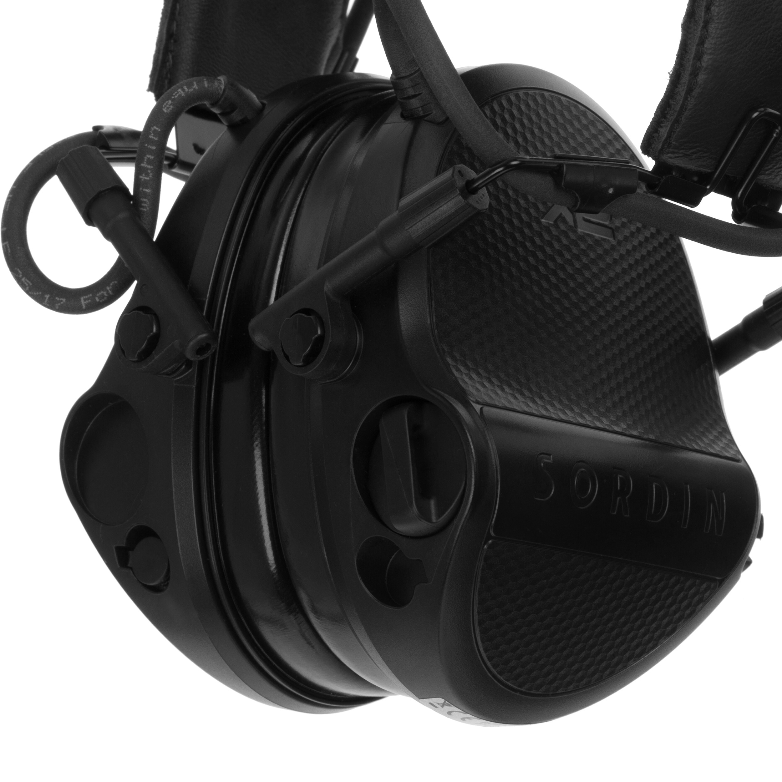 Sordin Supreme X2 Memoryfoam Headband Active Hearing Protectors - Black