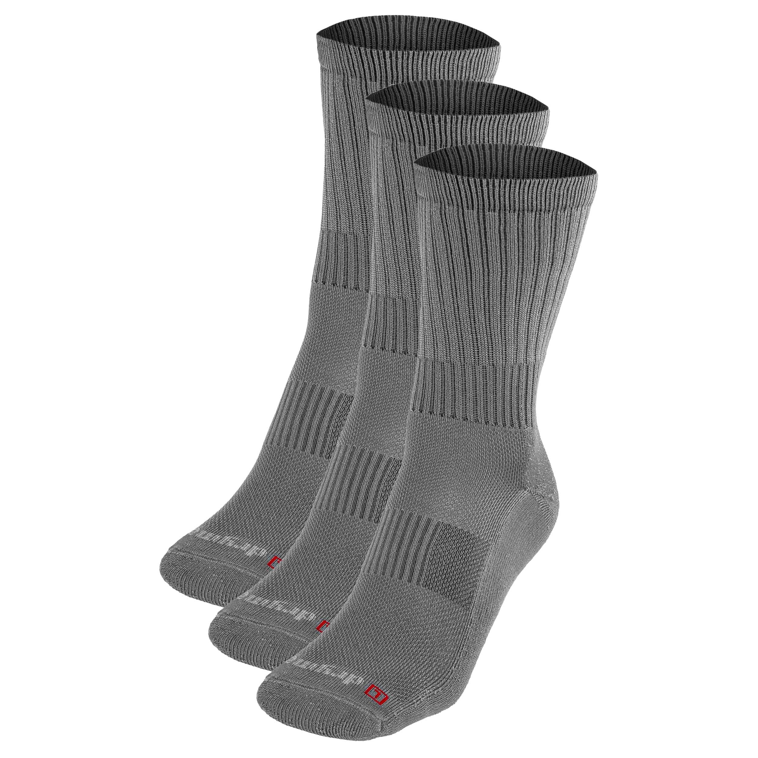 Drymax Active Duty Crew Socks 3 pairs - Dark Grey