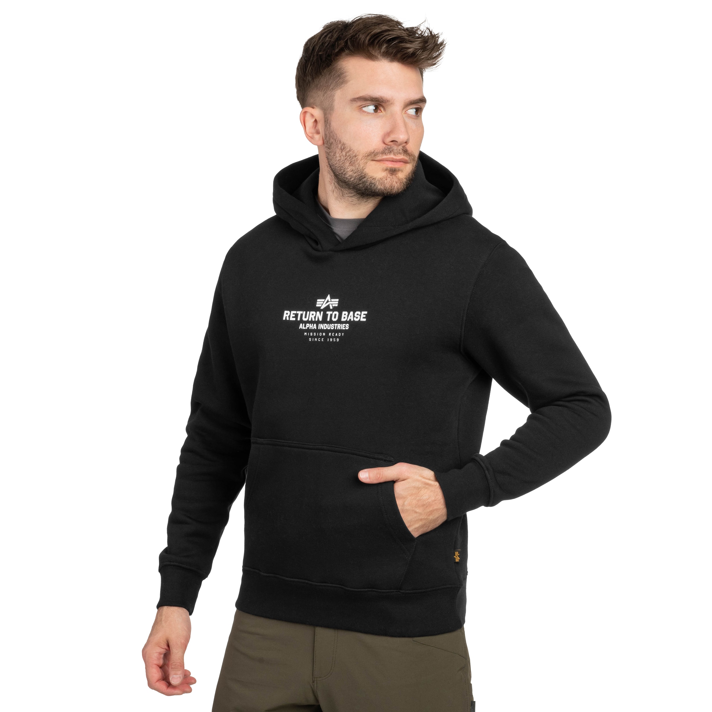 Alpha Industries Return To Base Sweatshirt - Black