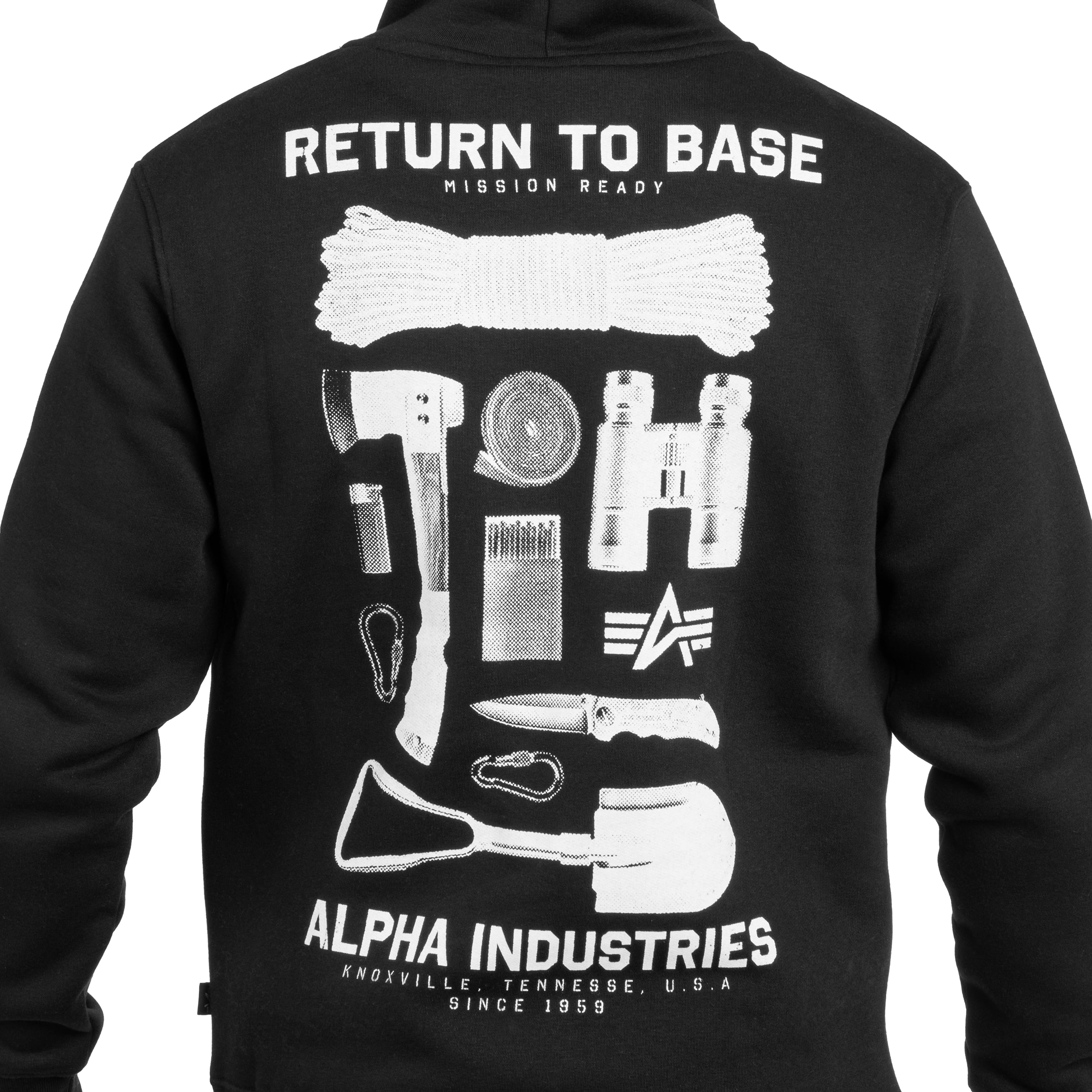 Alpha Industries Return To Base Sweatshirt - Black
