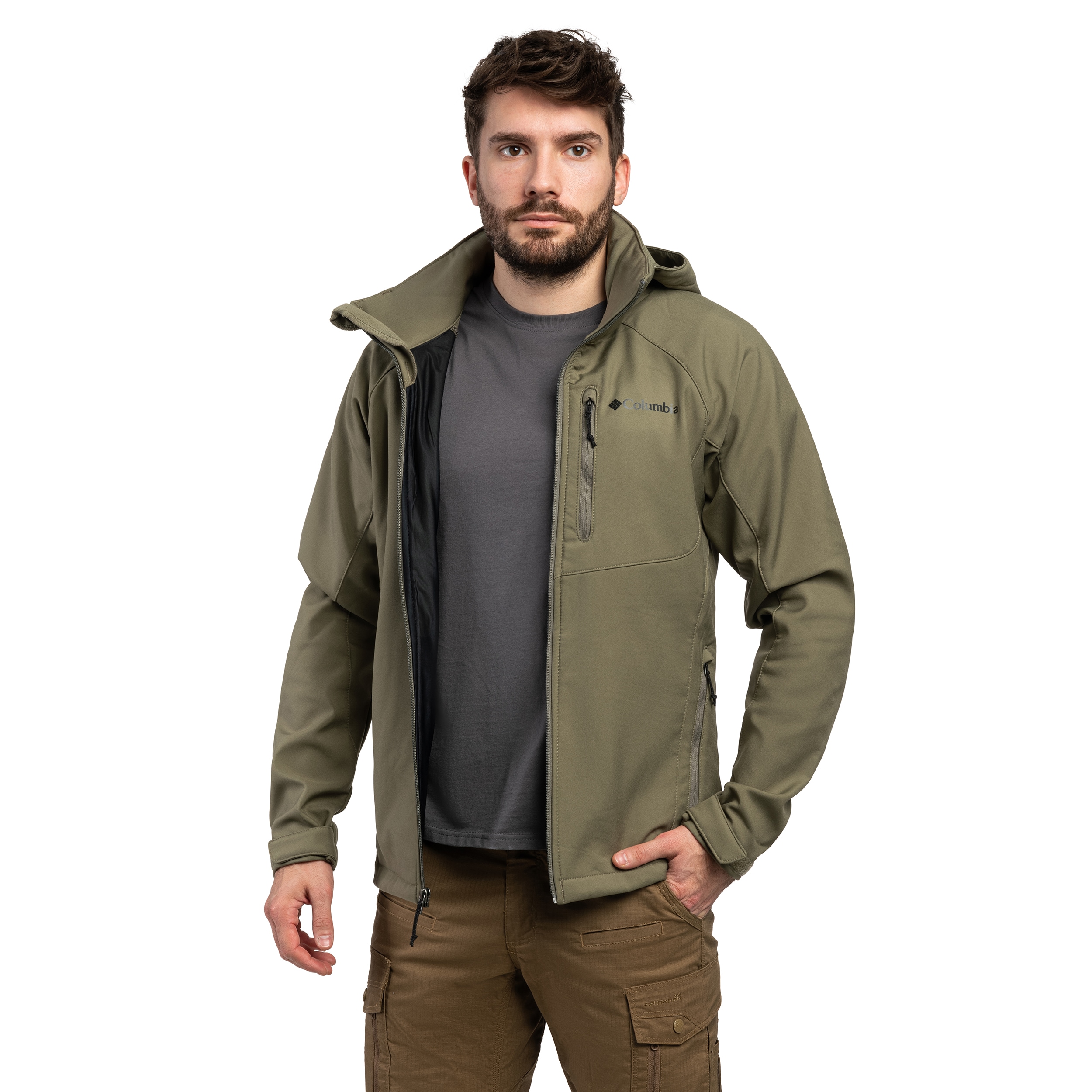 Columbia Cascade Ridge III Softshell Jacket - Stone Green