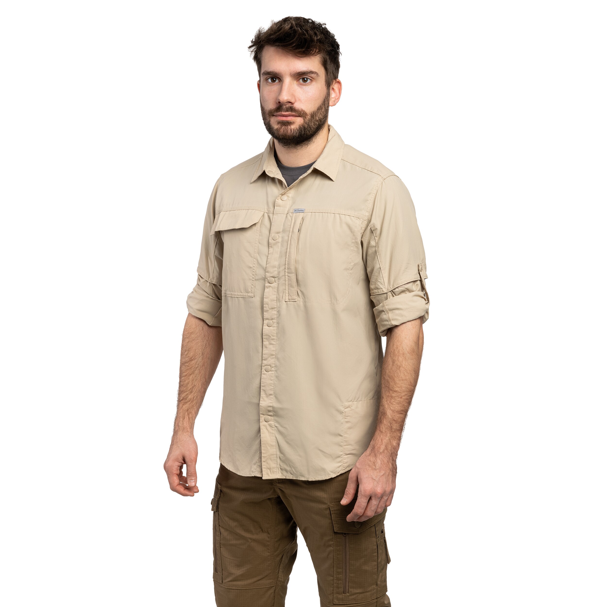 Columbia Skien Valley Long Sleeve Insect Shield Shirt - Ancient Fossil