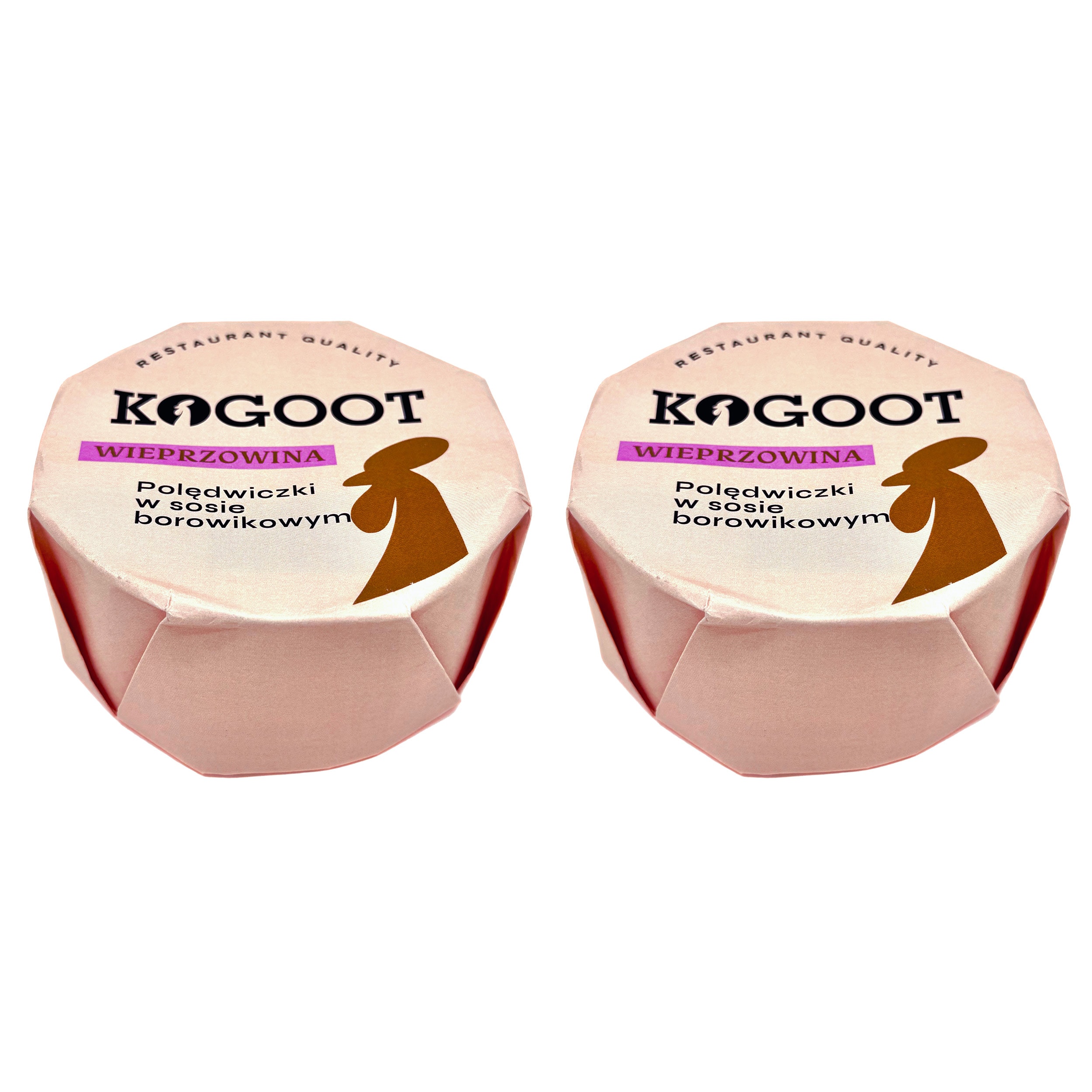 Kogoot Canned Food - Pork tenderloin in boletus sauce 300 g - 2 pcs.
