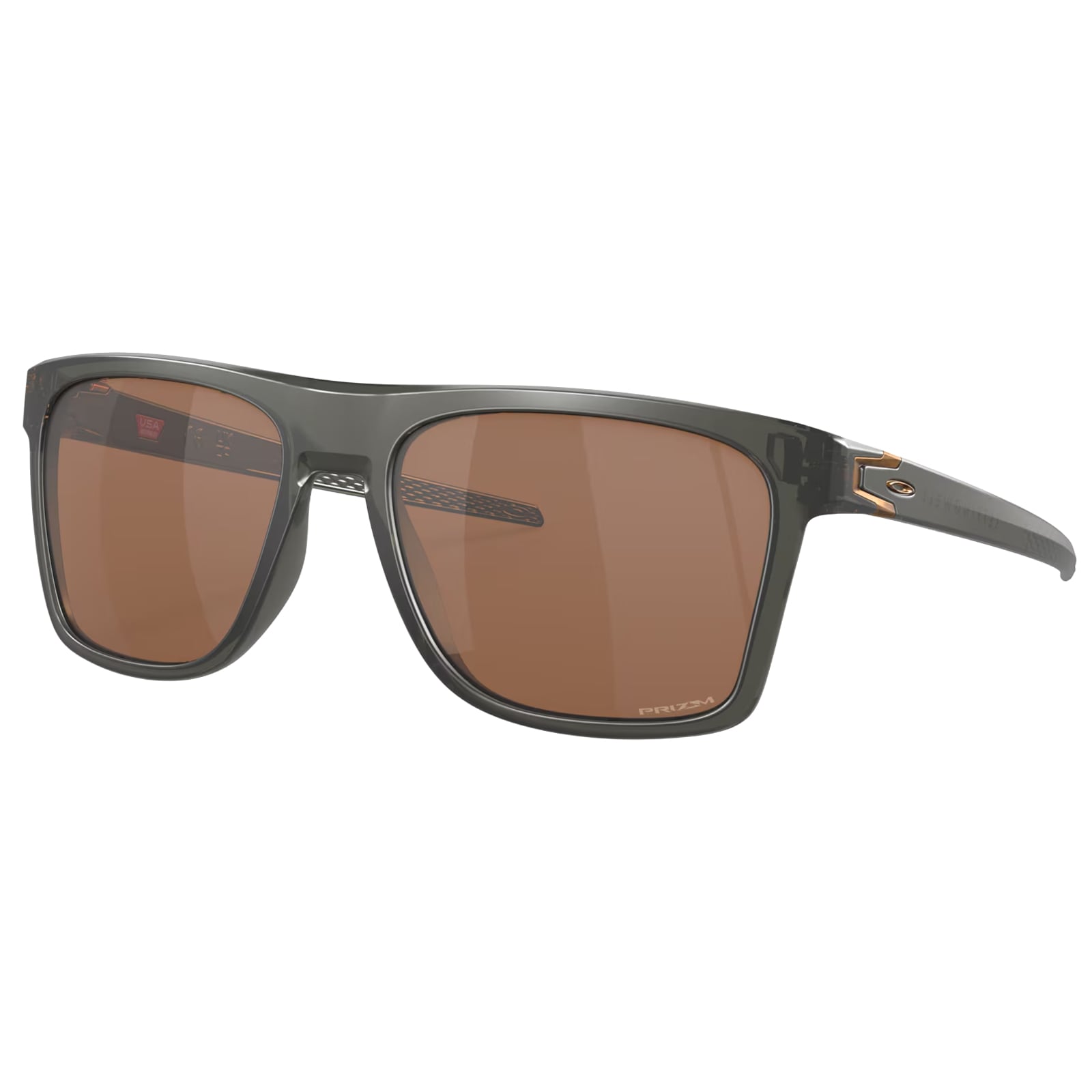 Oakley Leffingwell Sunglasses - Matte Gray Smoke/Prizm Tungsten