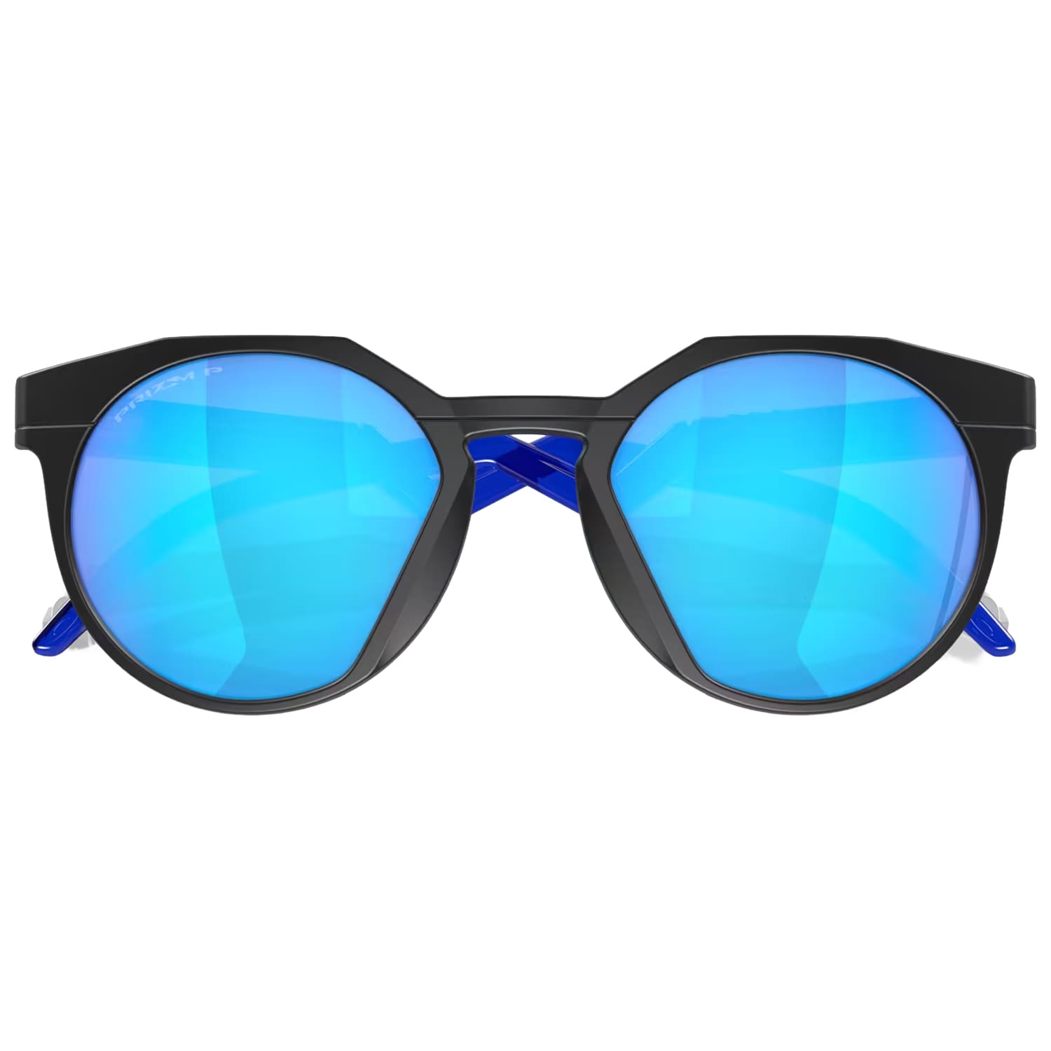 Oakley HSTN Sunglasses - Matte Black/Prizm Sapphire Polarized