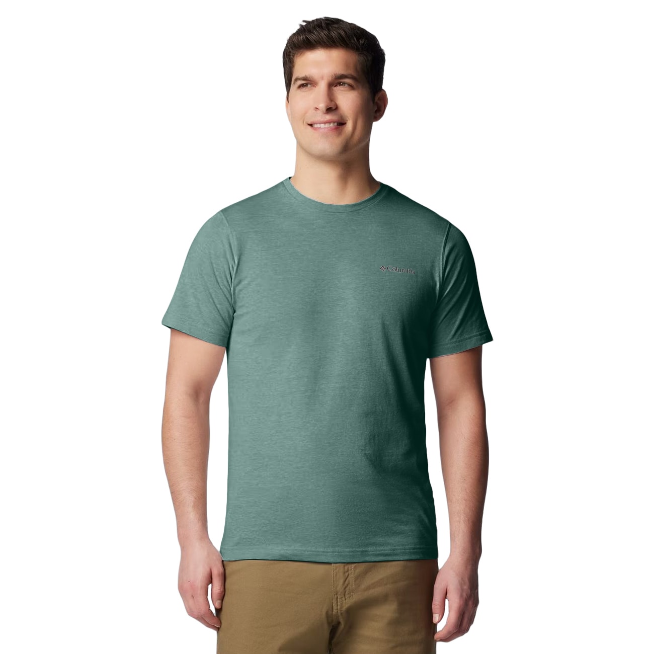 Columbia Thistletown Hills Short Sleeve Thermal T-Shirt - Stone Green Heather