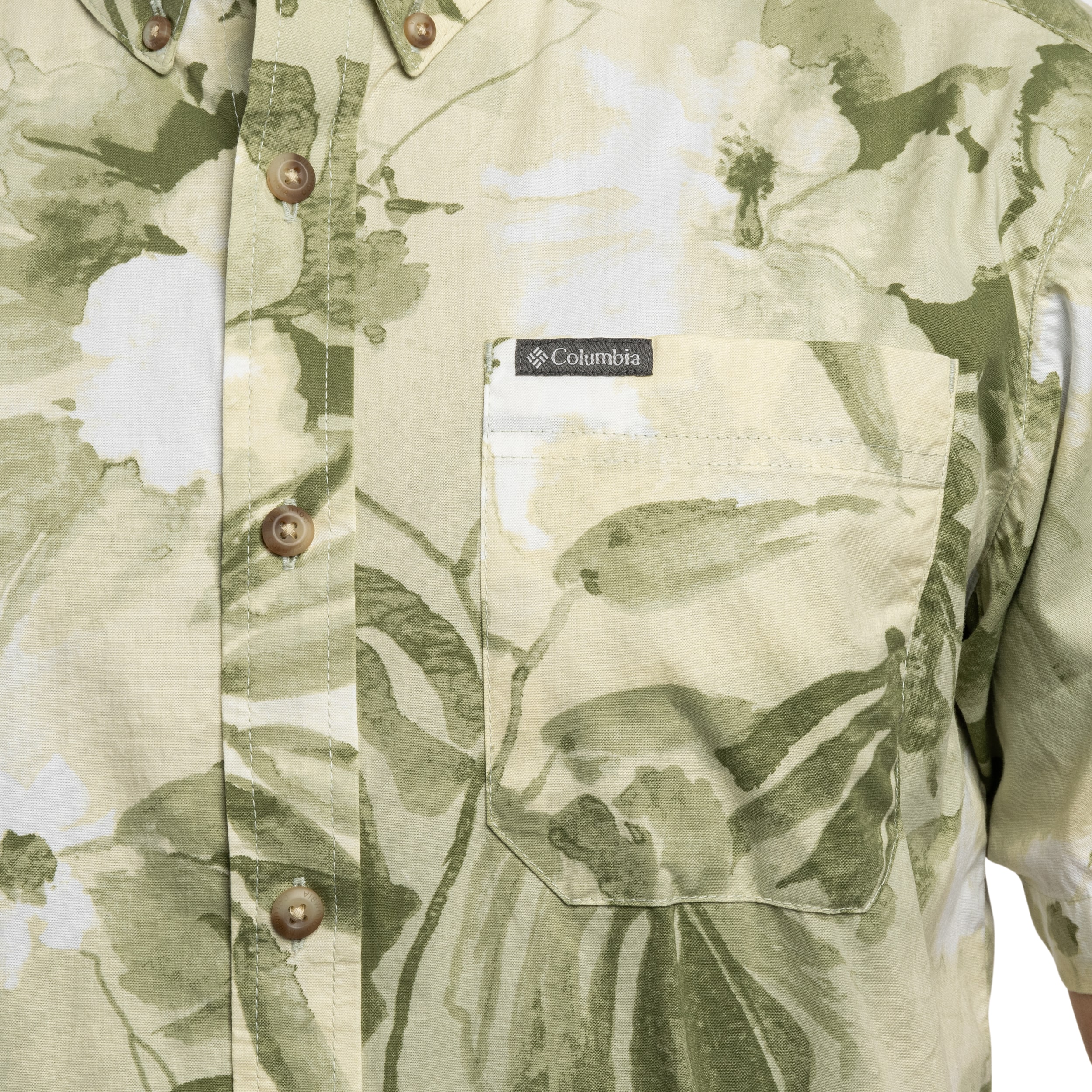 Columbia Rapid Rivers Printed Short Sleeve Shirt - Safari/Flowerblur