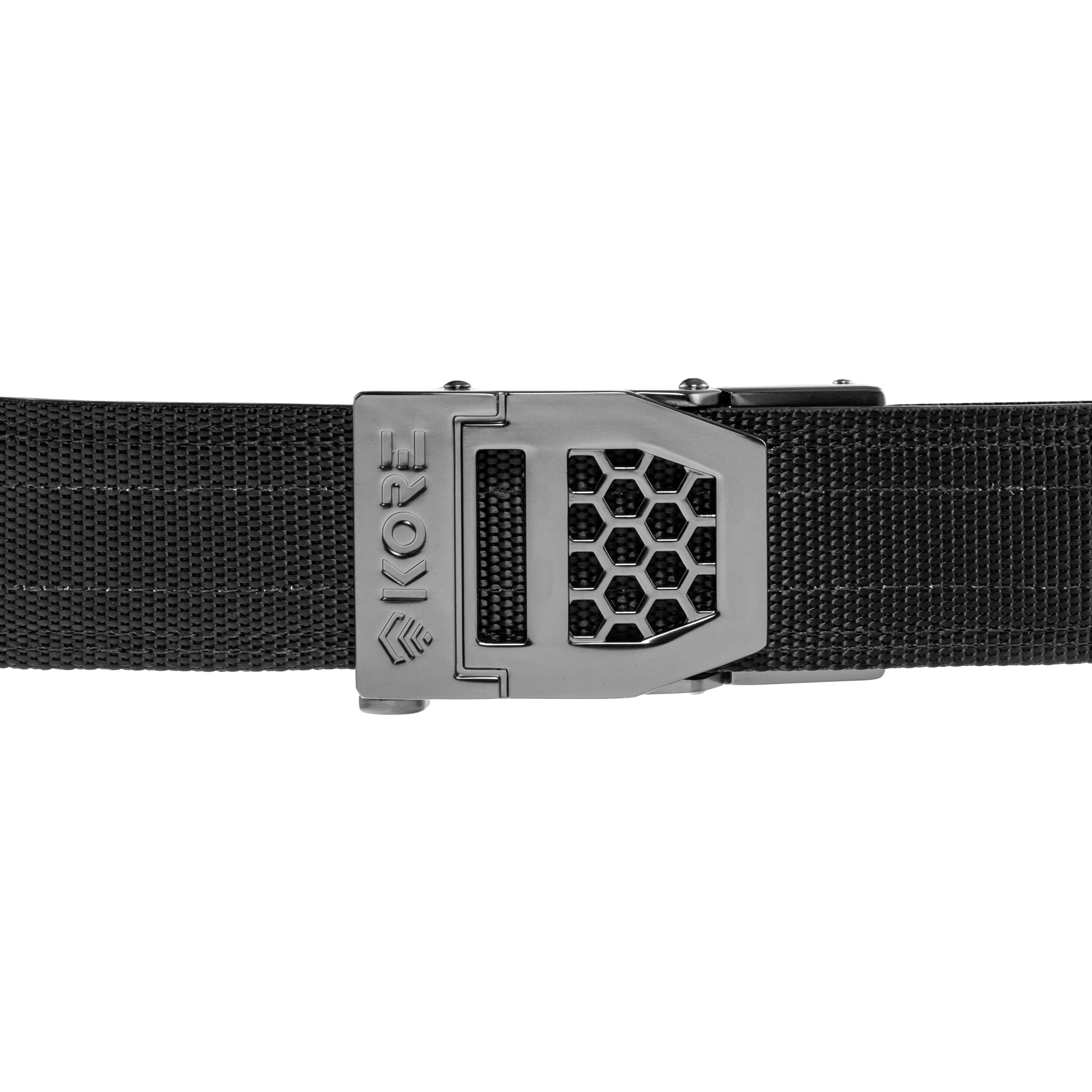 Kore Essentials Nylon Gun Belt X6 - Gunmetal/Black