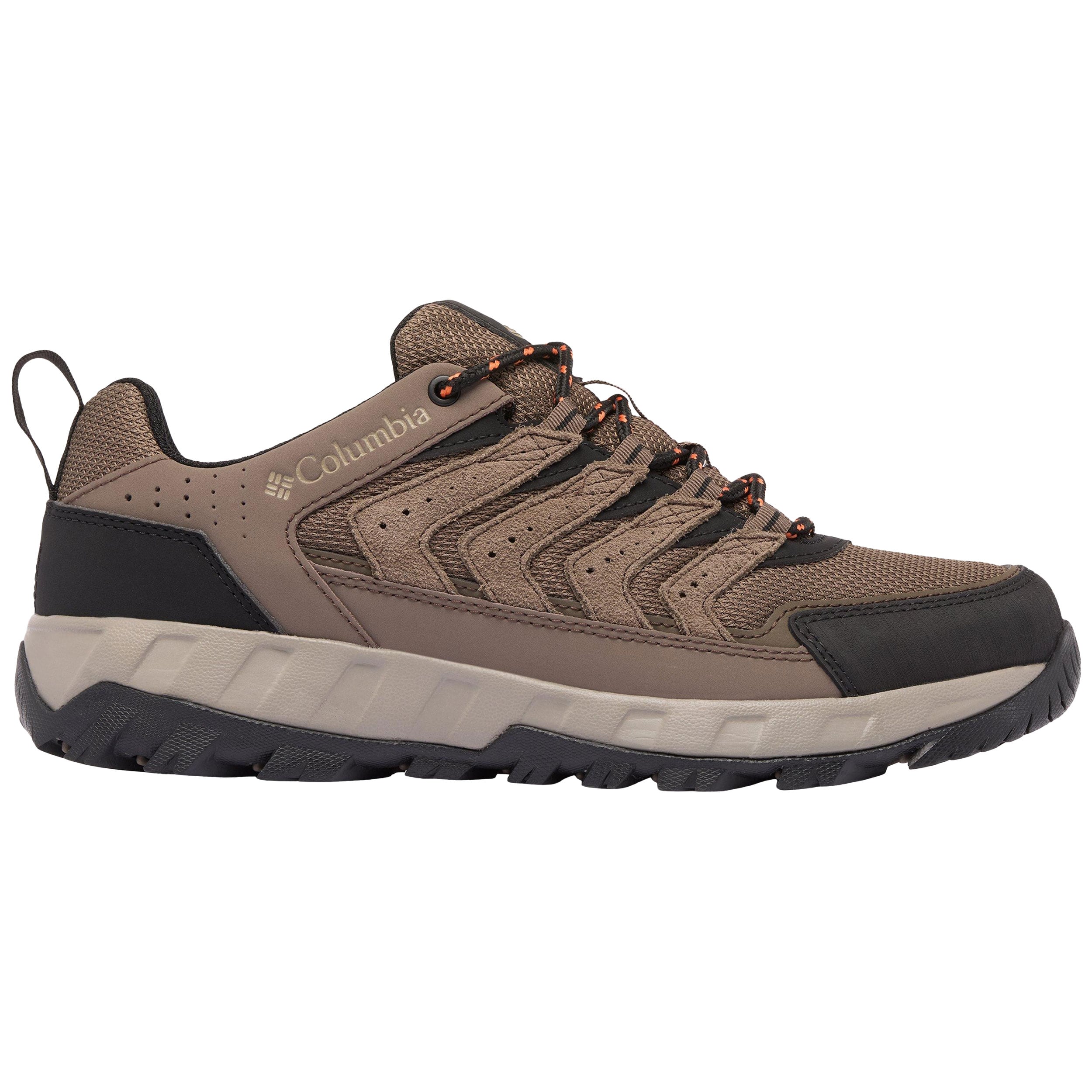 Columbia Strata Trail Low Shoes - Mud/Tangy Orange
