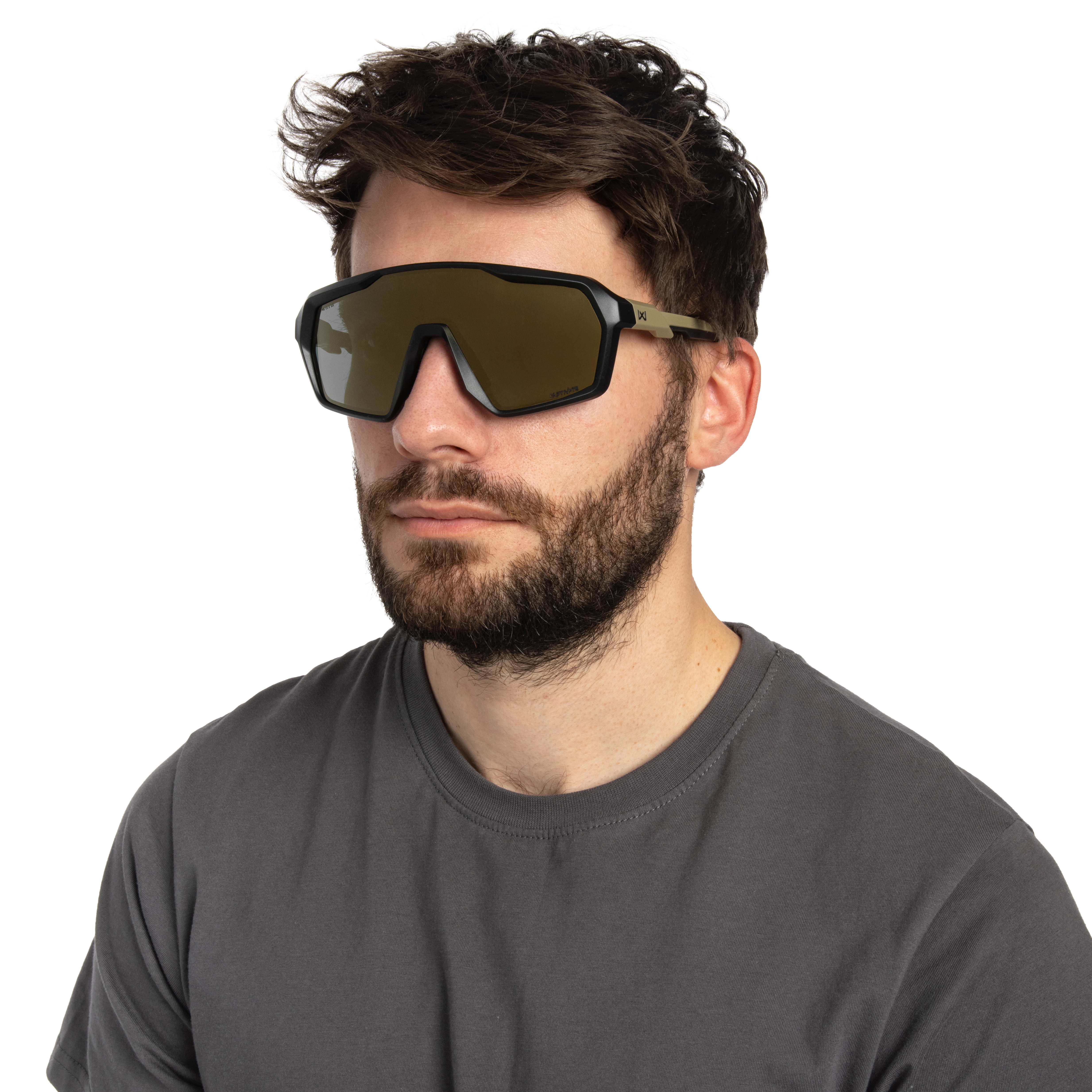 Wiley X Citadel Tactical Glasses - Captivate Tungsten/Matte Black Tan