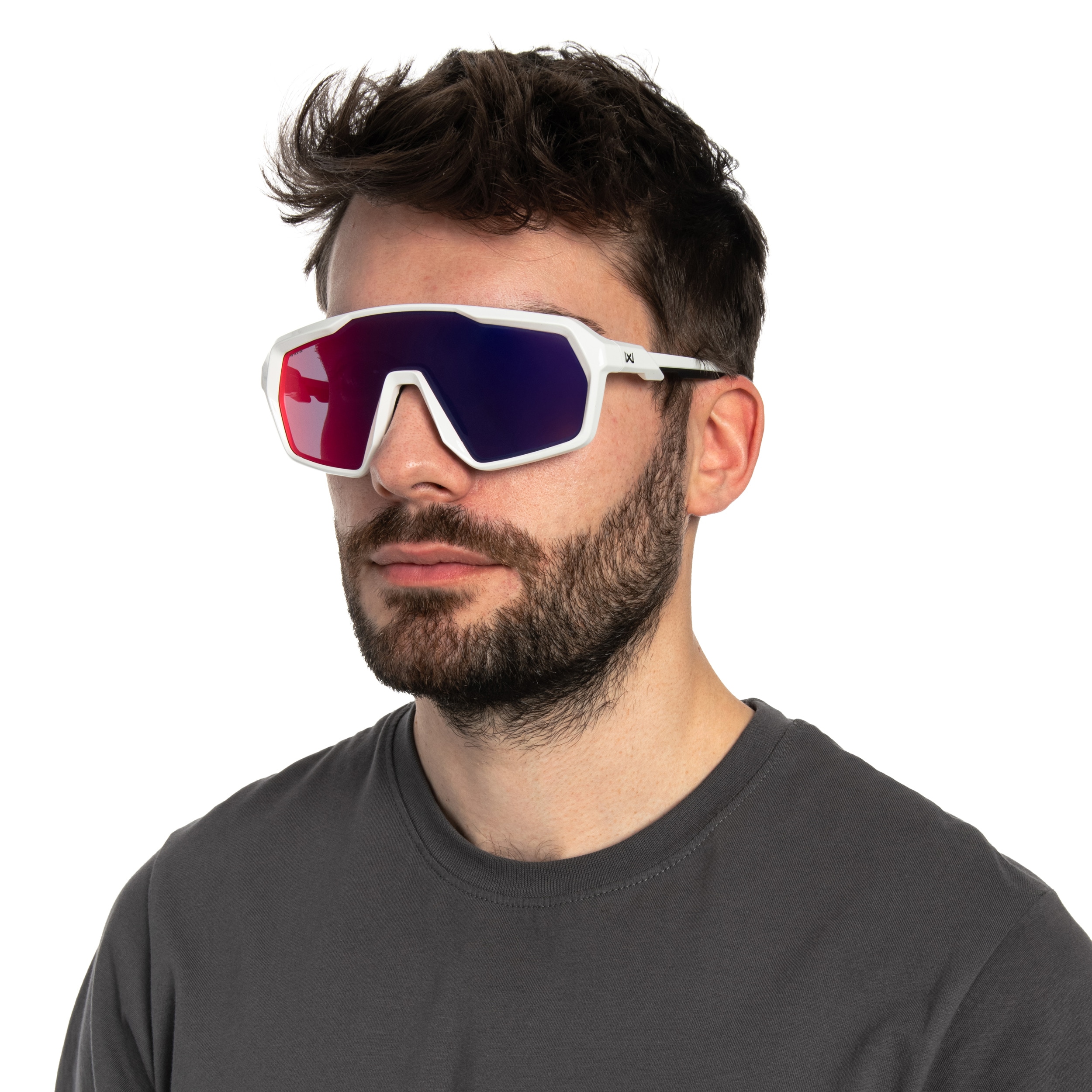 Wiley X Citadel Tactical Glasses - Captivate Red/Polished White