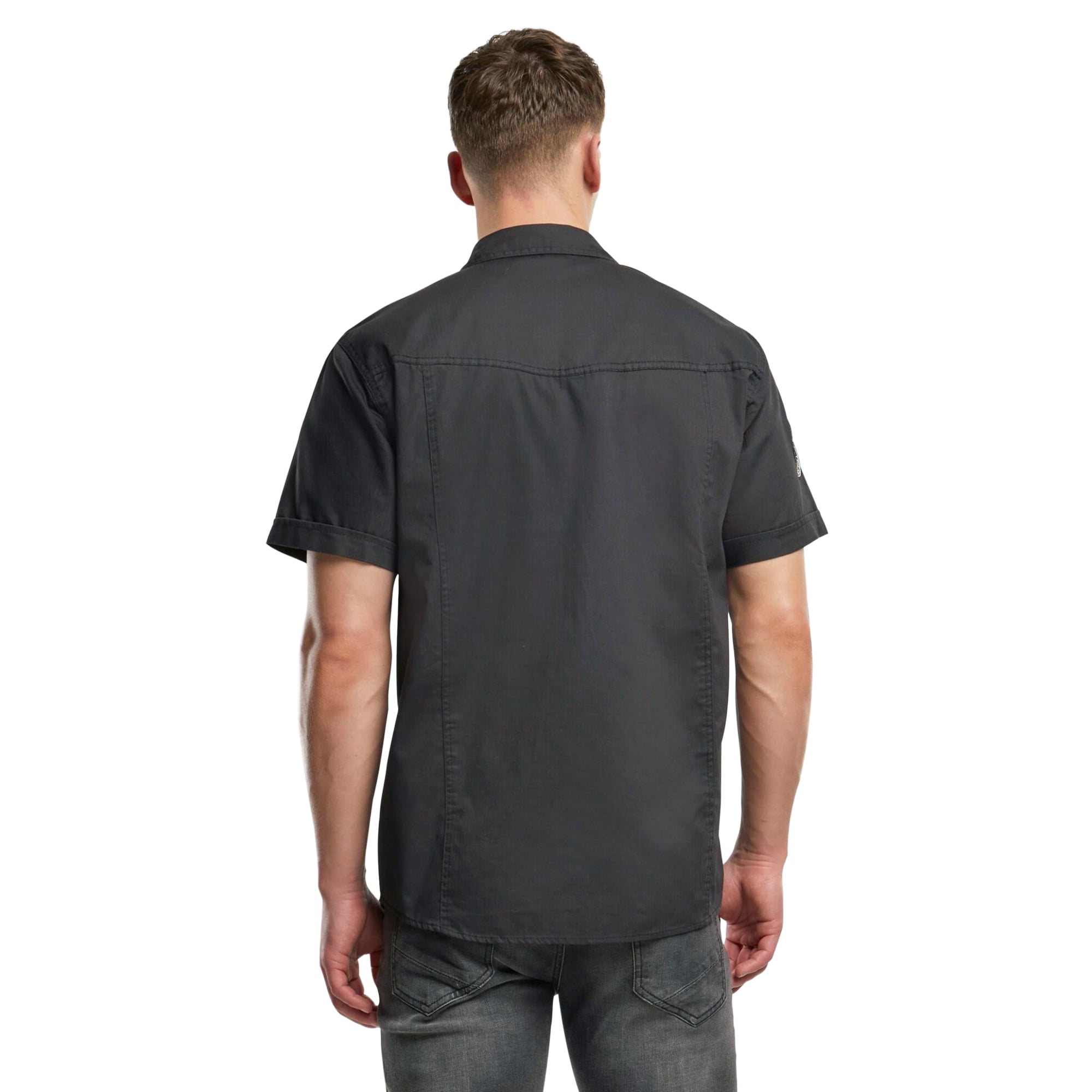 Brandit Luis Vintage Short Sleeve Shirt - Black