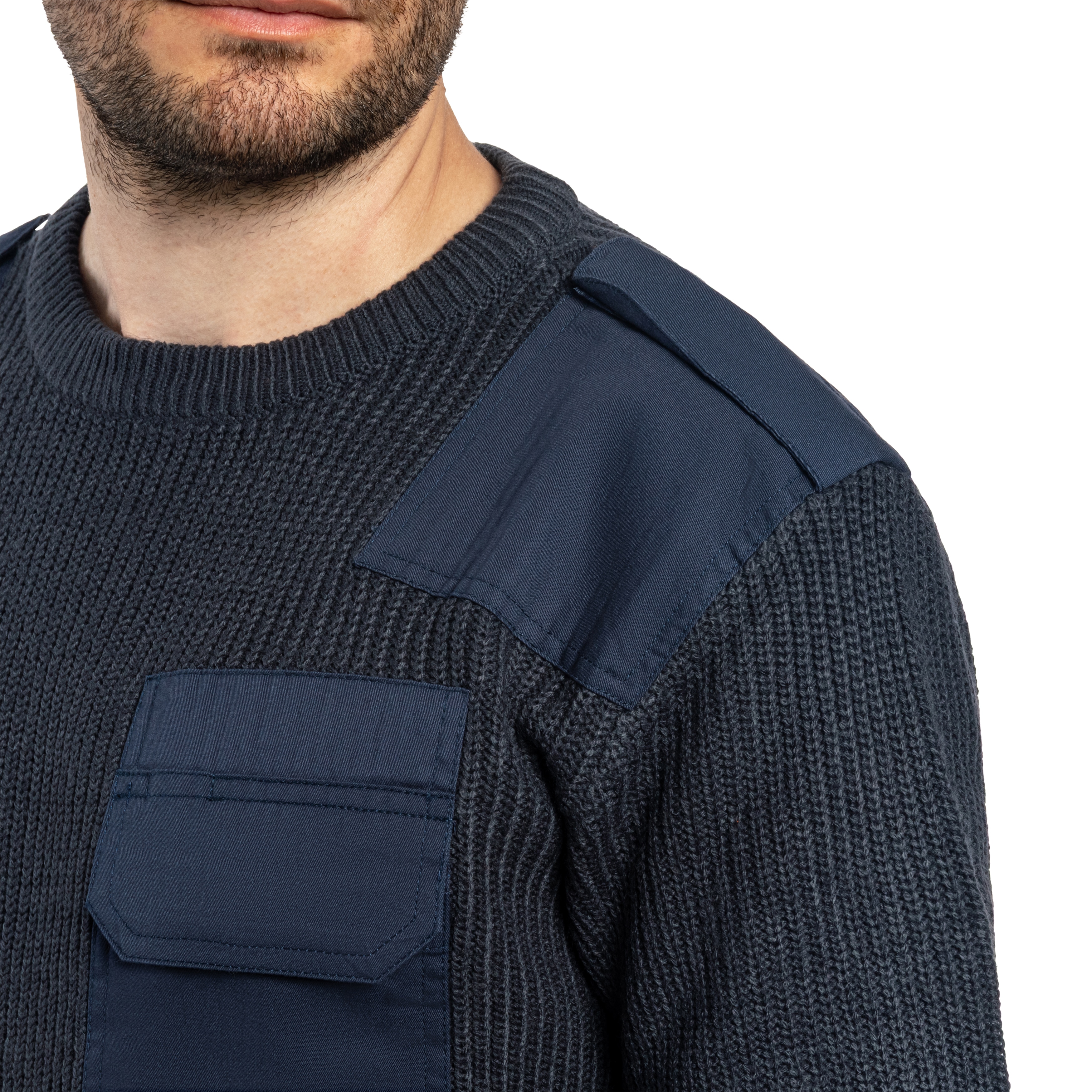 Brandit BW Pullover Sweater - Navy