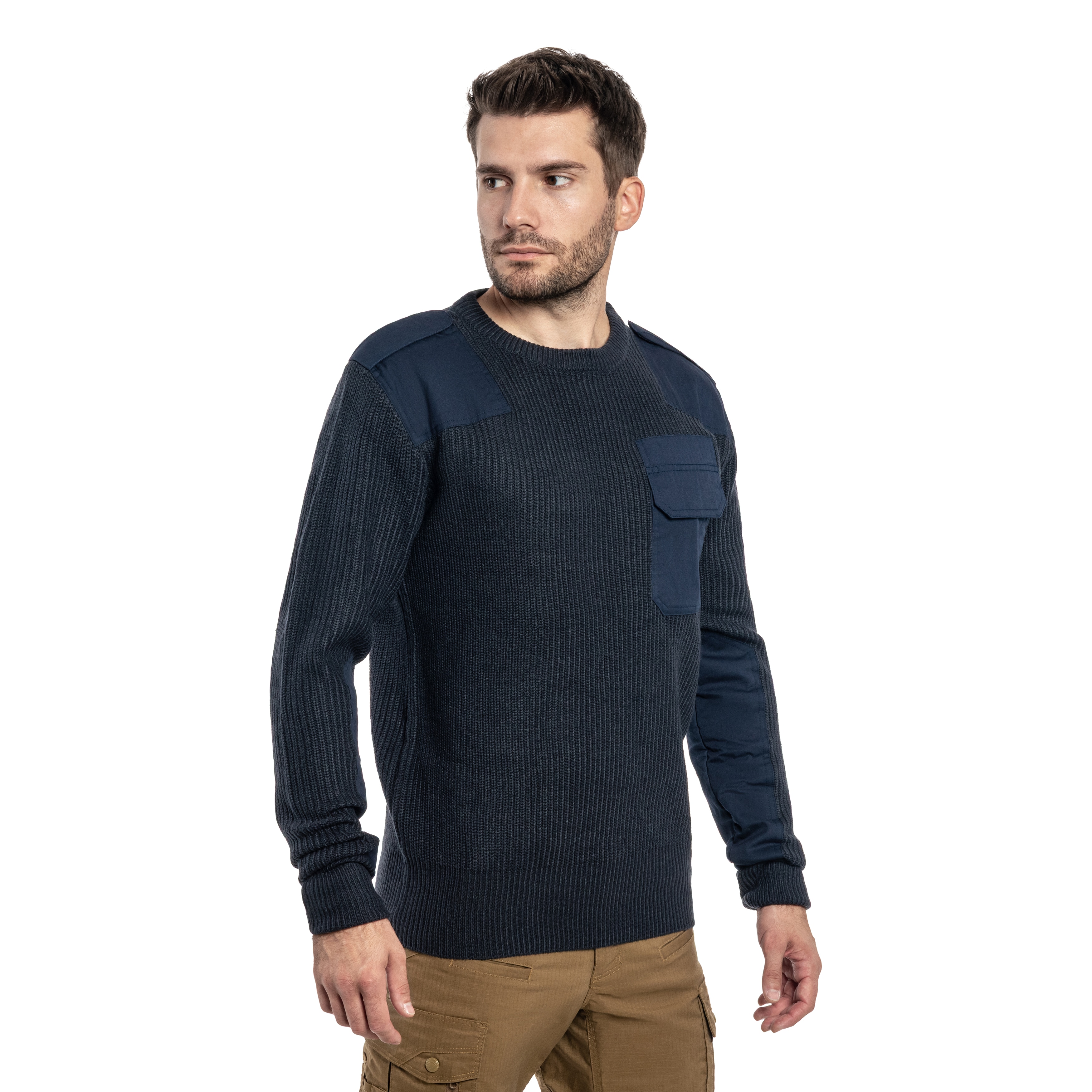 Brandit BW Pullover Sweater - Navy