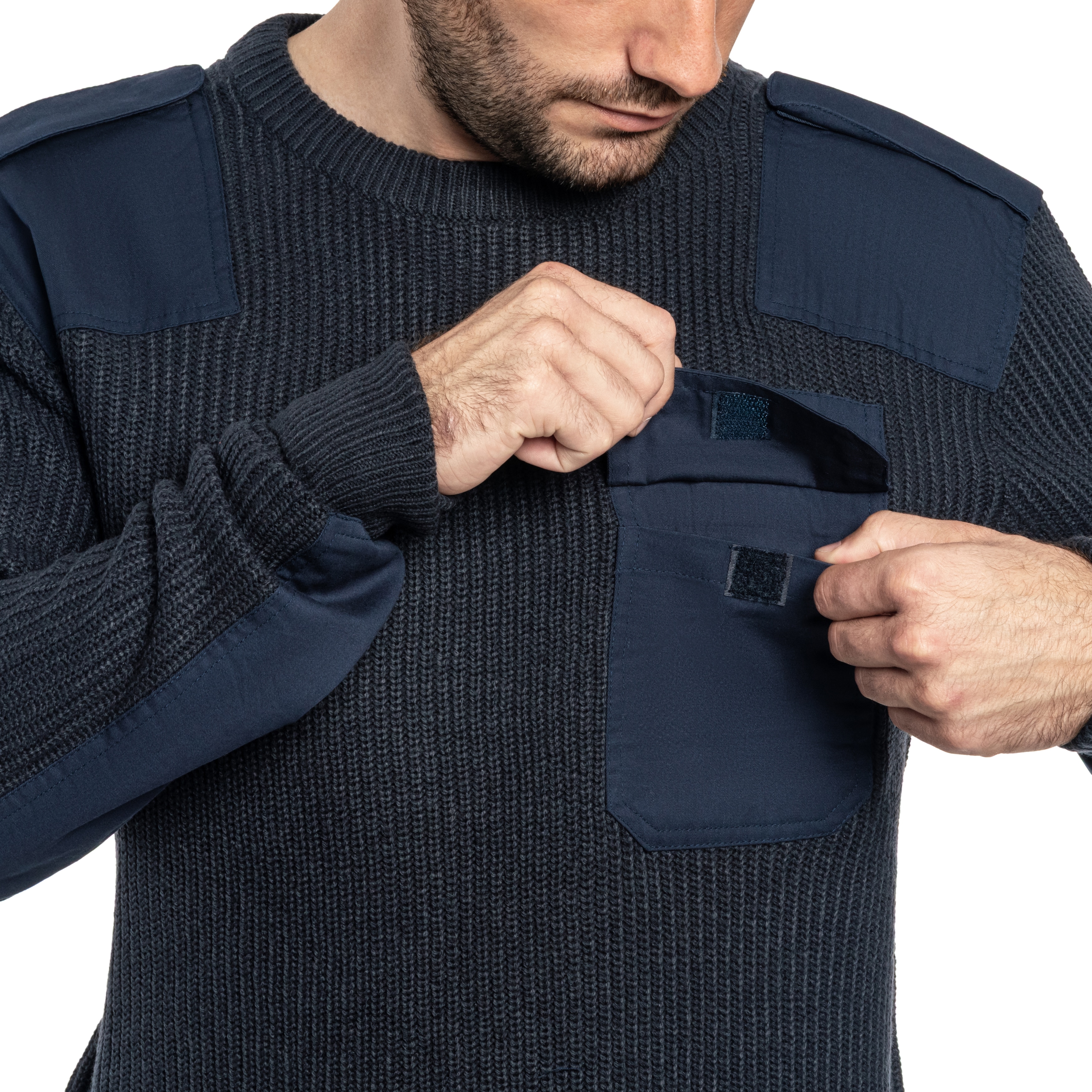 Brandit BW Pullover Sweater - Navy