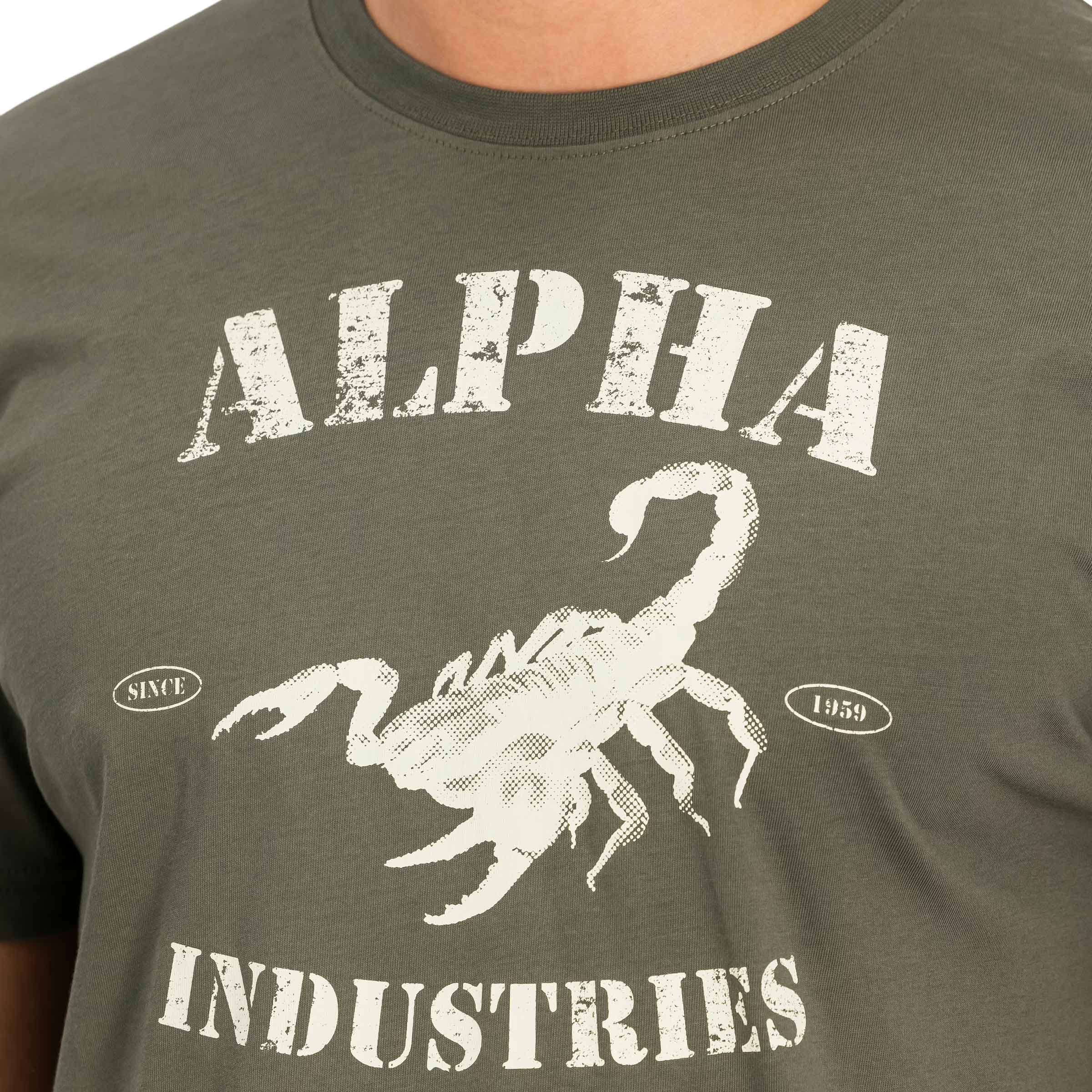 Alpha Industries Scorpion T-shirt - Dark Olive