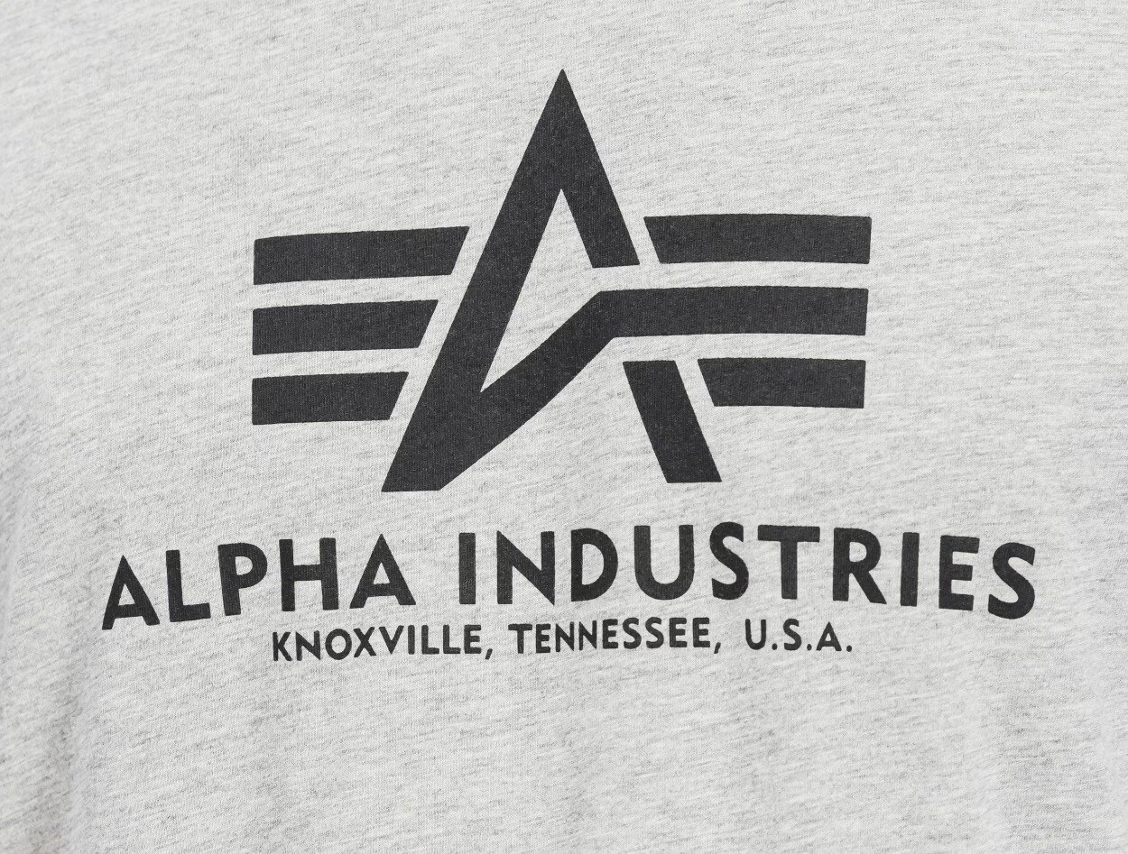 Alpha Industries Basic T-shirt - Grey Heather