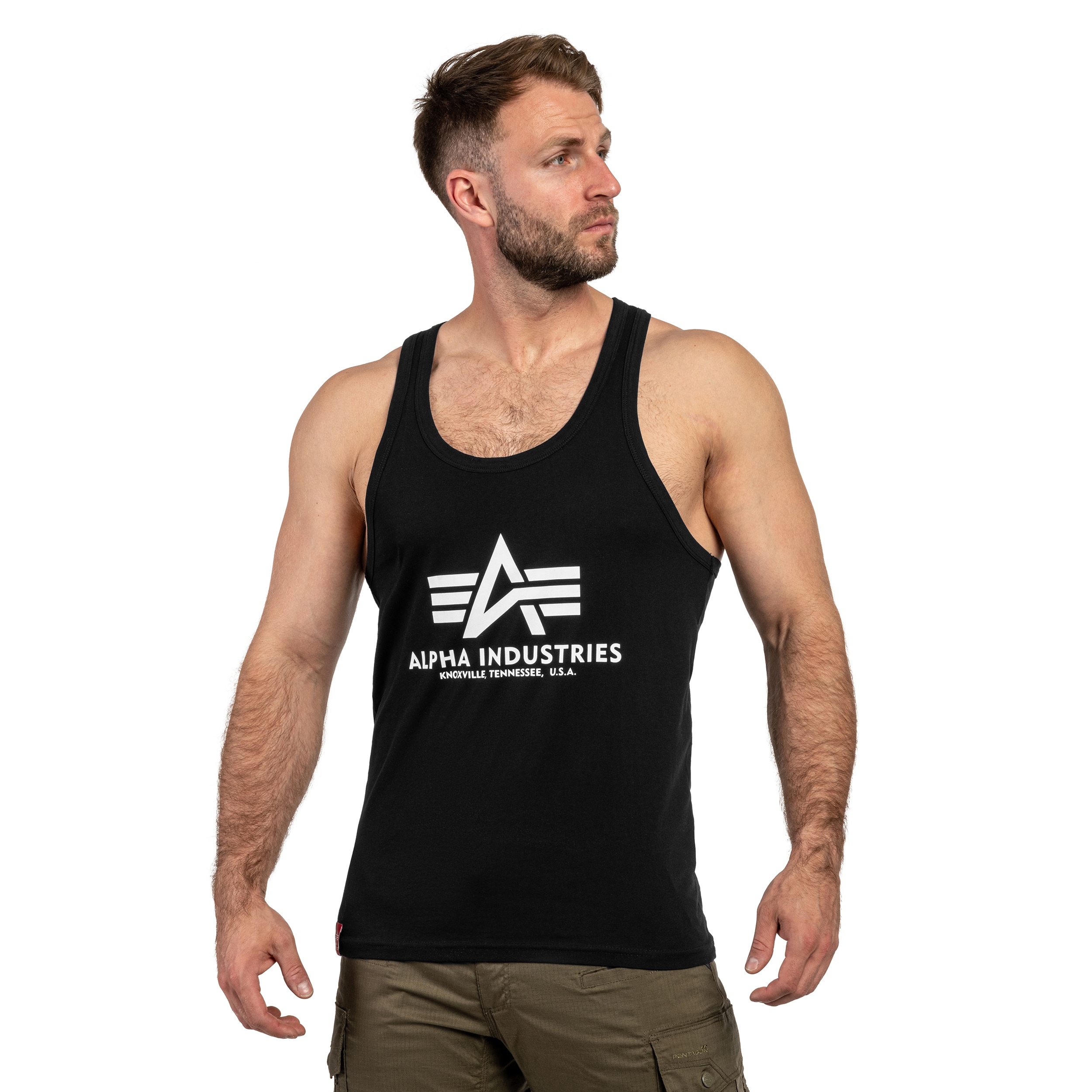 Alpha Industries Basic BB Big Logo Tank Top - Black