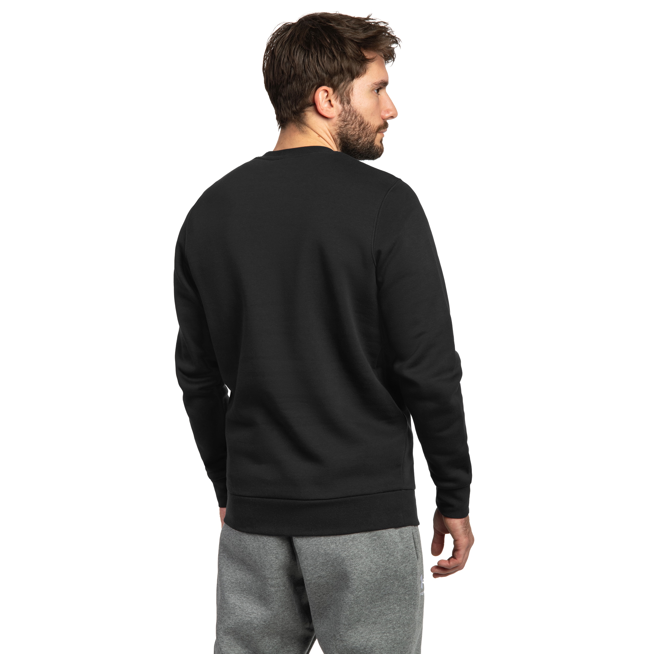 Under Armour Icon Fleece Crew Sweatshirt - Black/White