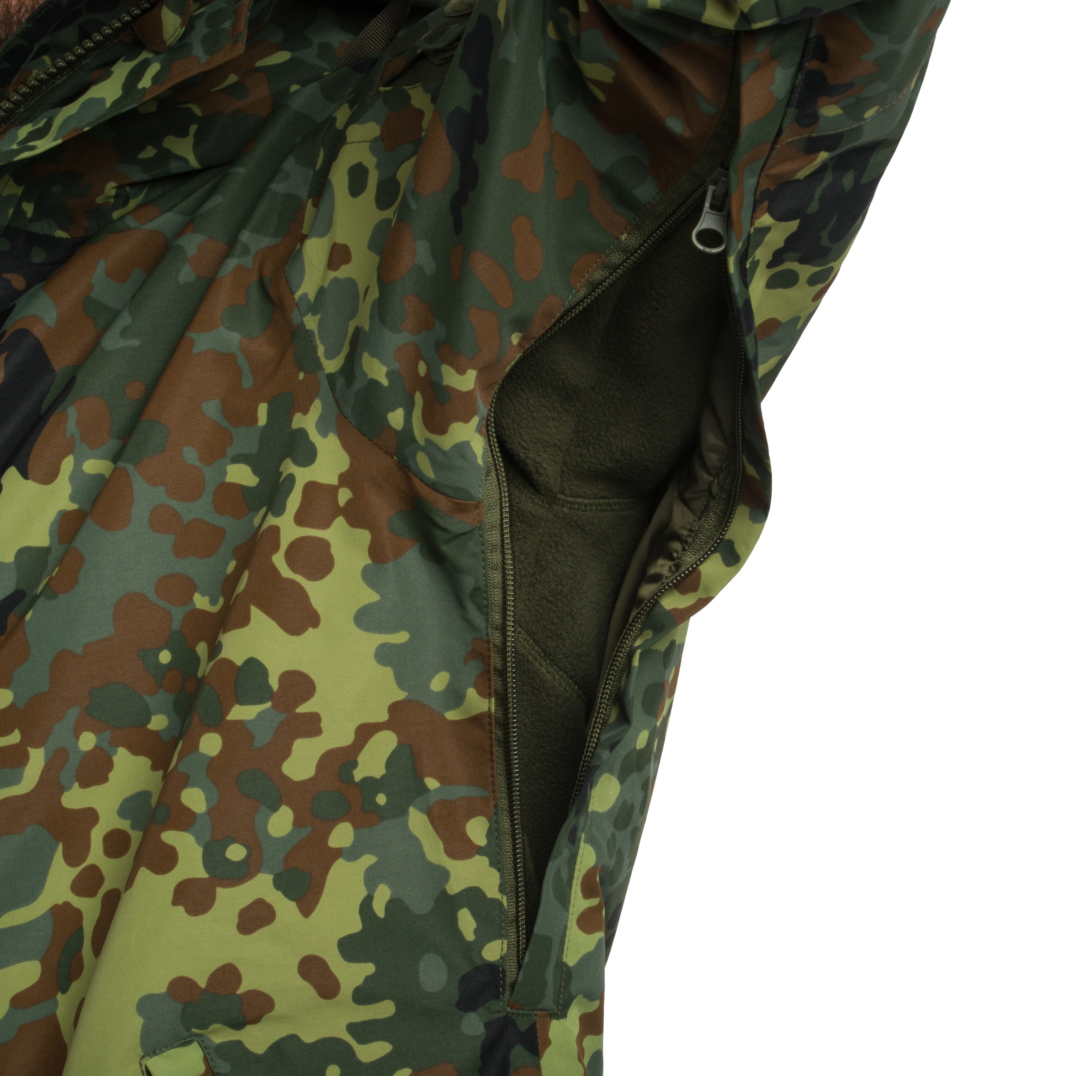 Mil-Tec ECWCS Wet Weather Gen. II Jacket with liner - Flecktarn