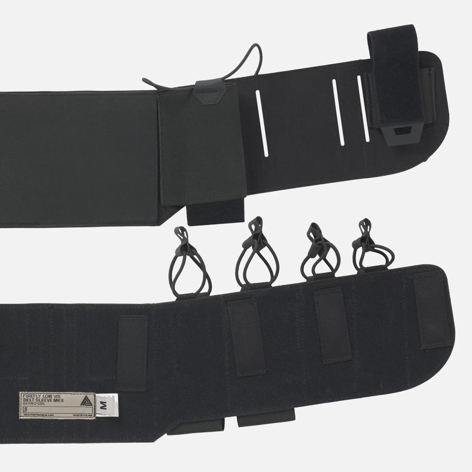 Direct Action Firefly Low Vis Belt Sleeve MK II Tactical Belt - Black