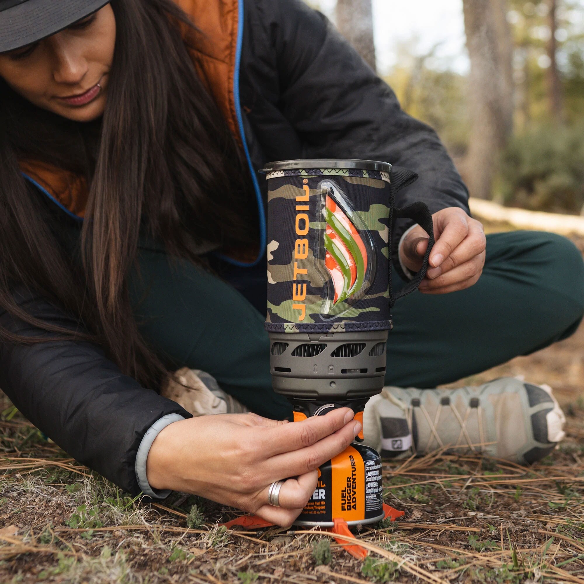 Jetboil Flash 2.0 Travel Stove with 1 l pot - Dark Camo