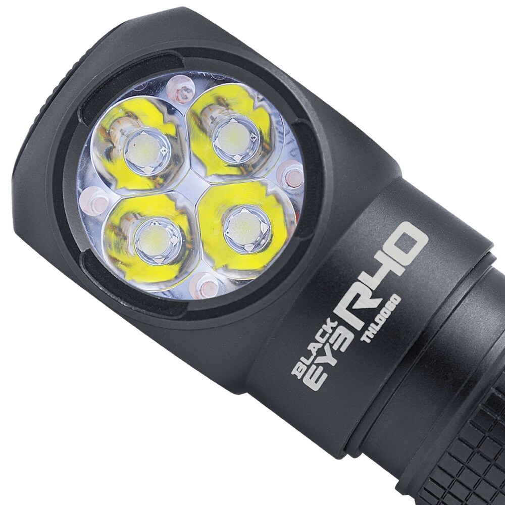 Mactronic Black Eye R40 Head and Angle Torch - 4000 lumens