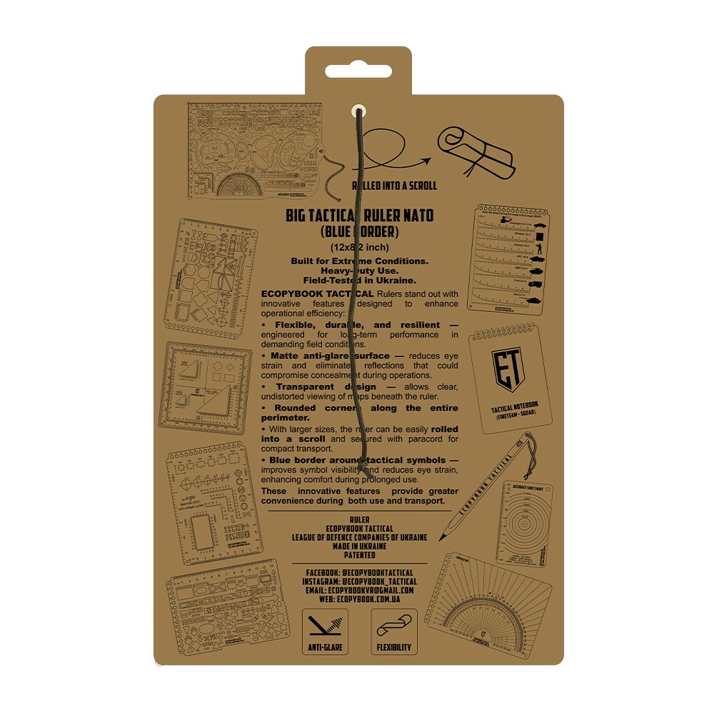 M-Tac Ecopybook BTR NATO Ruler - Blue