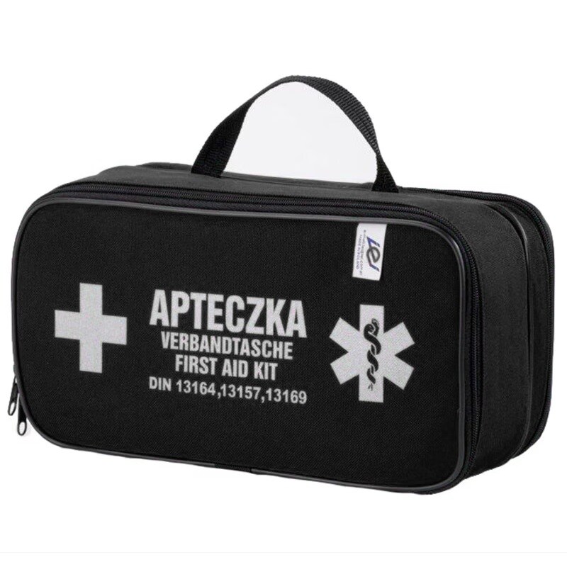 IEI Car First Aid Kit with equipment - Black