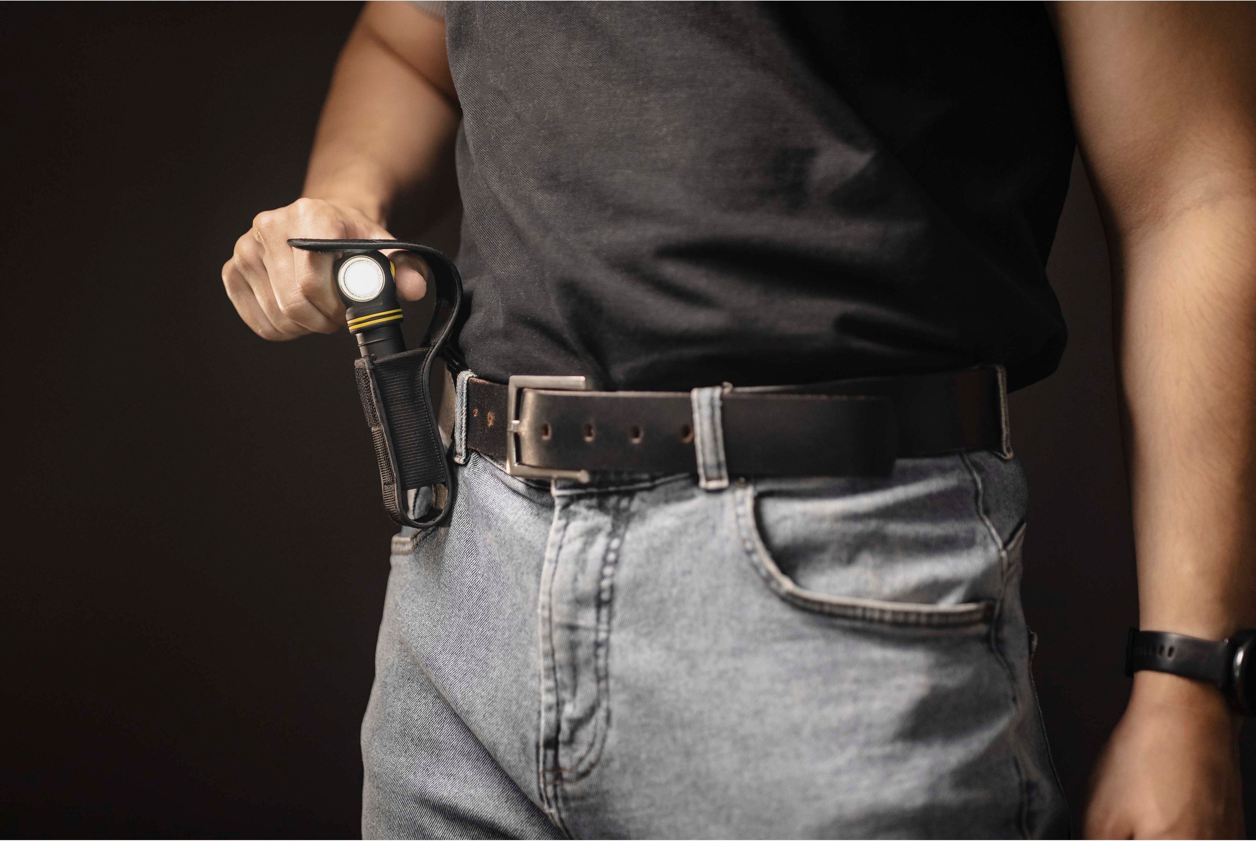 Armytek Elf C2 Max LR USB-C White Angled and Head Torch - 4500 lumens